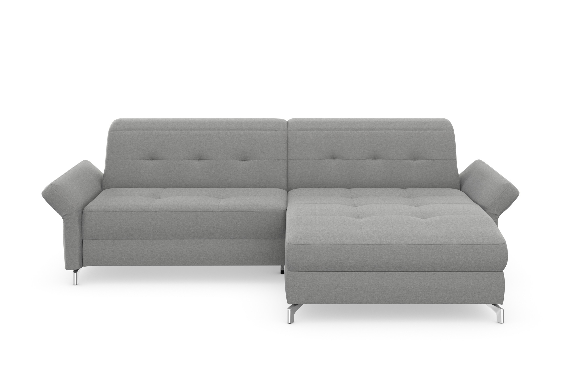 Home affaire Ecksofa "Maredo L-Form" Federkern, wahlweise auch mit Kopfteil günstig online kaufen