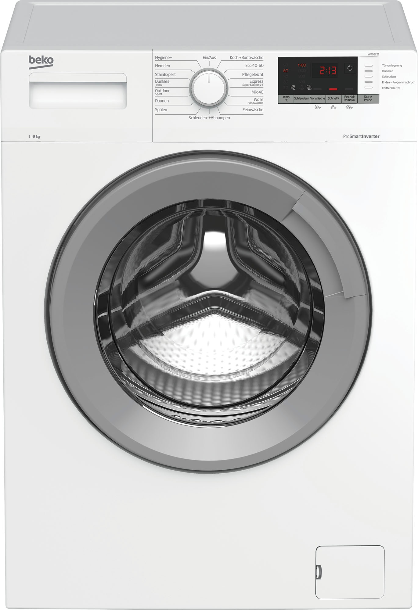 Waschmaschine | BAUR kg, »WMO8221«, 8 WMO8221, U/min 1400 BEKO
