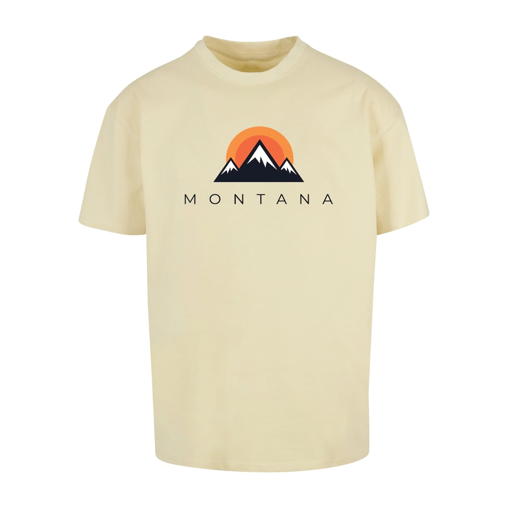 Merchcode T-Shirt »Merchcode Herren Montana Heavy Oversize Tee-BY102«, (1 tlg.)