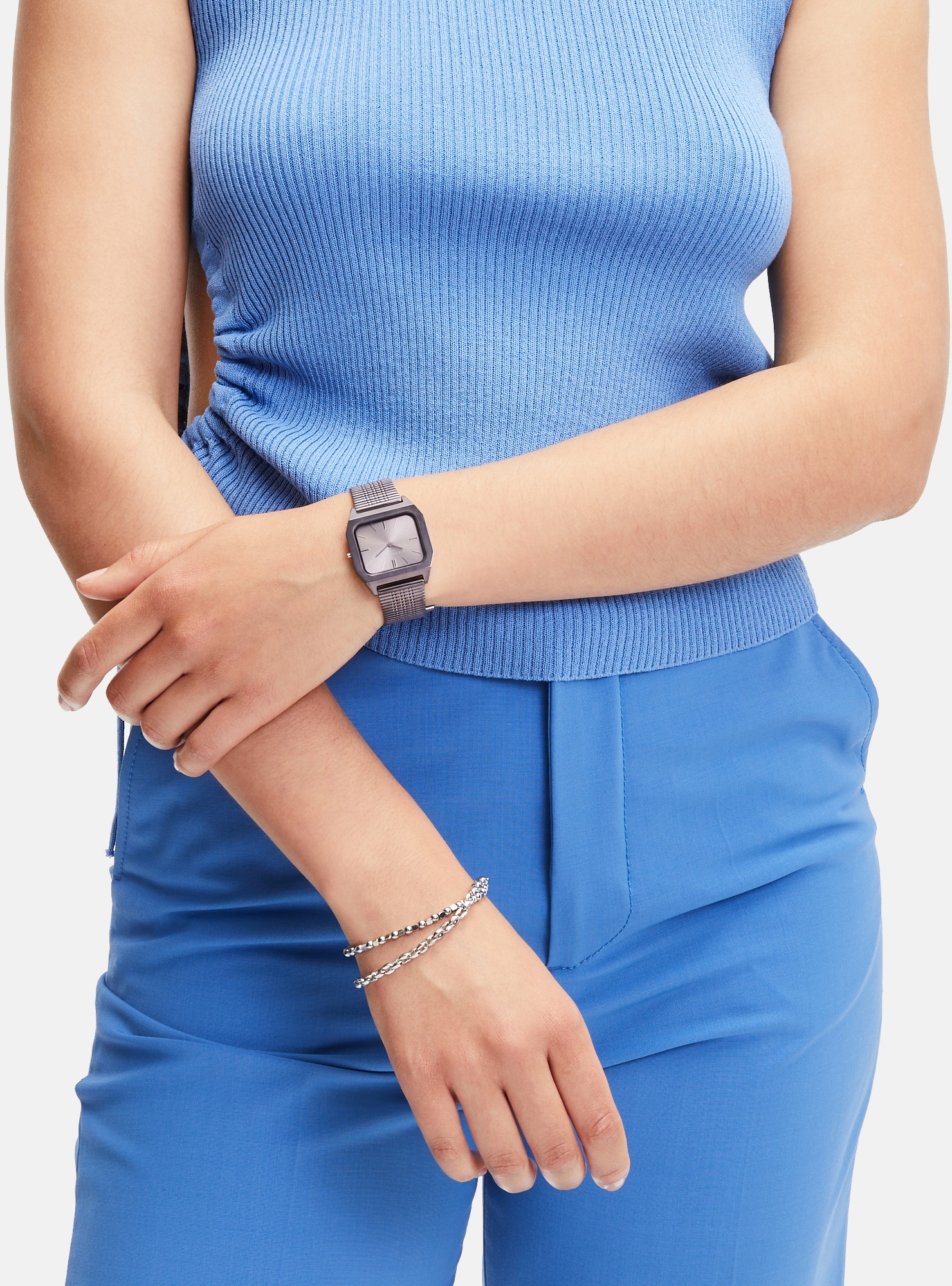 Liebeskind Berlin Quarzuhr »LT-0355-MQ« Armbanduhr, Damenuhr, analog, Edelstahlband