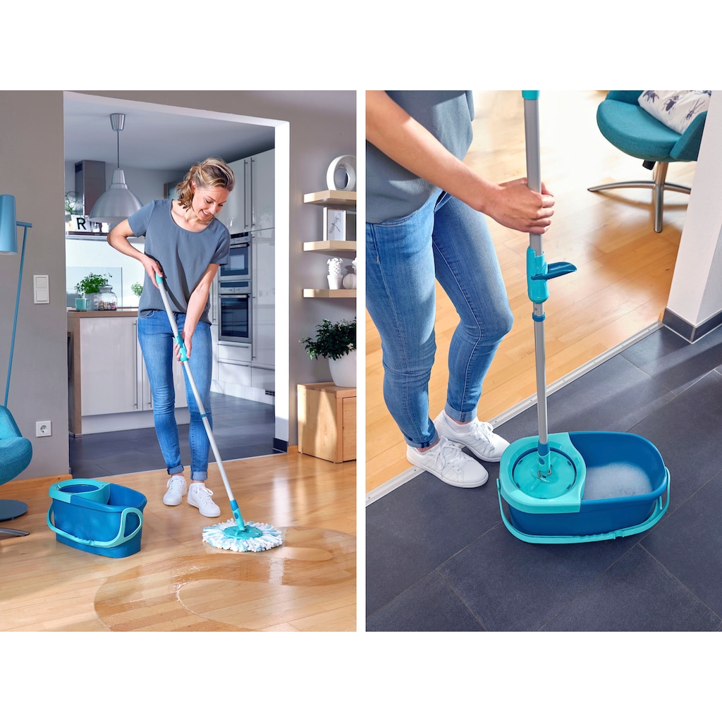 Leifheit Bodenwischer-Set »Set CLEAN TWIST Disc Mop Ergo«