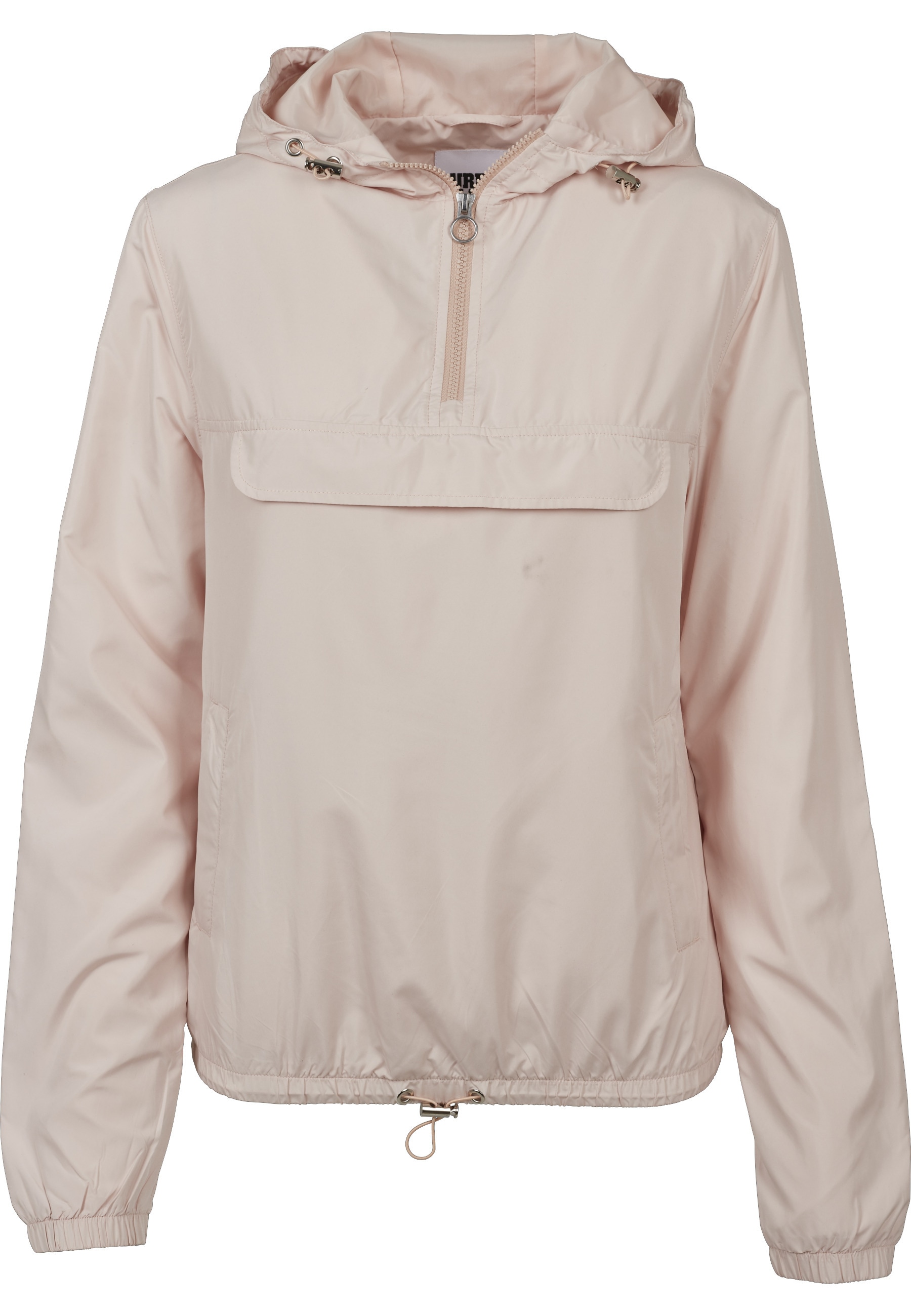 URBAN CLASSICS Langmantel "Urban Classics Damen Ladies Basic Pull Over Jack günstig online kaufen