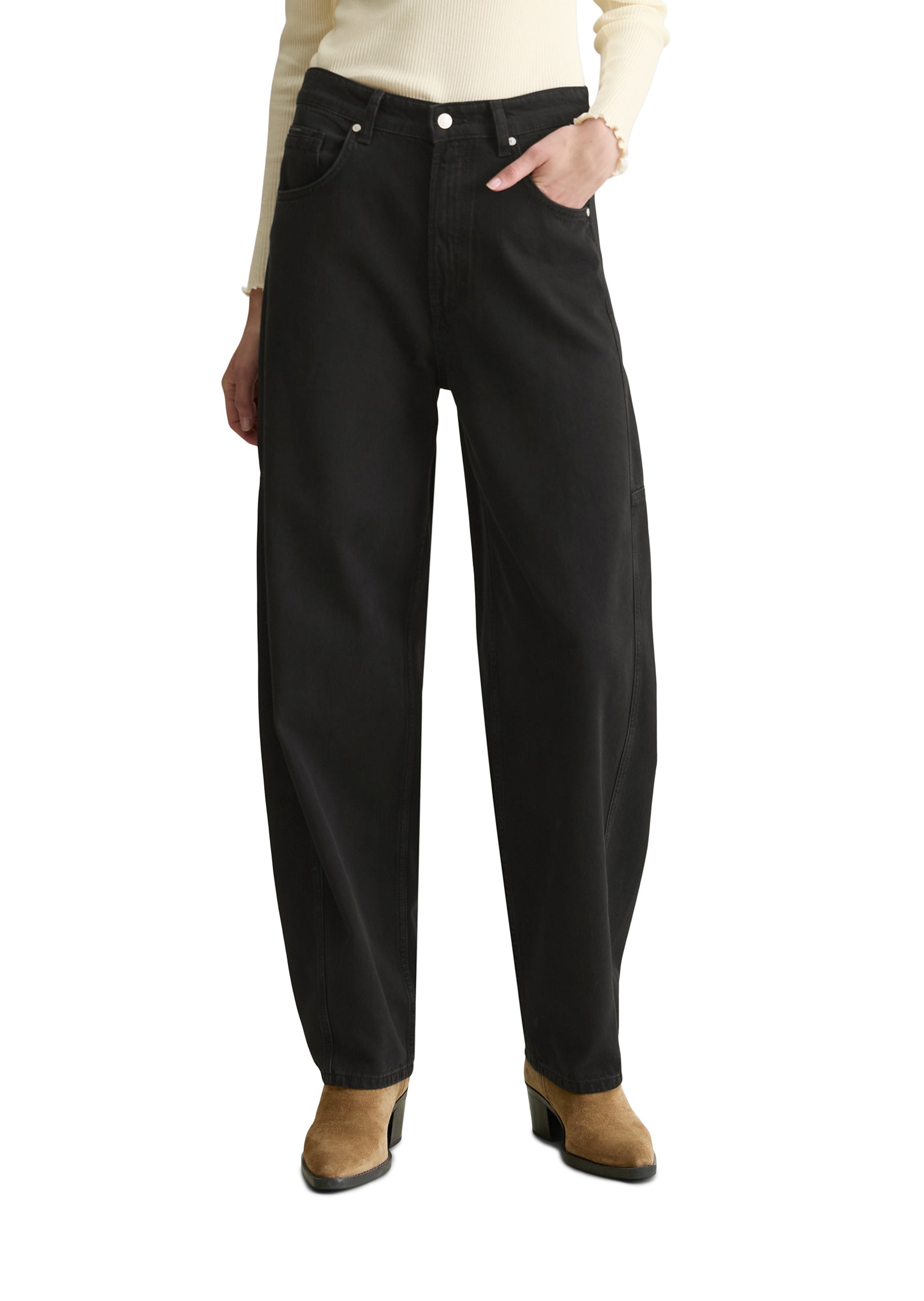 Marc OPolo DENIM Weite Jeans "aus softem Organic-Cotton-Lyocell-Modal-Mix" günstig online kaufen