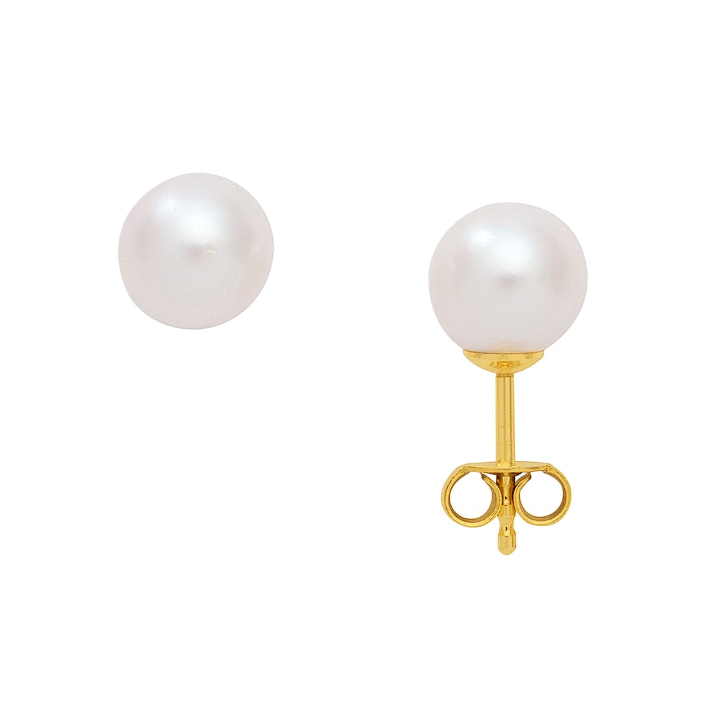 Adelia´s Paar Ohrhänger »585 Gold Ohrringe Ohrstecker« mit Süßwasser Zuchtperle Goldschmuck für Damen Adelia´s Paar Ohrhänger »585 Gold Ohrringe Ohrstecker« mit Süßwasser Zuchtperle Goldschmuck für Damen