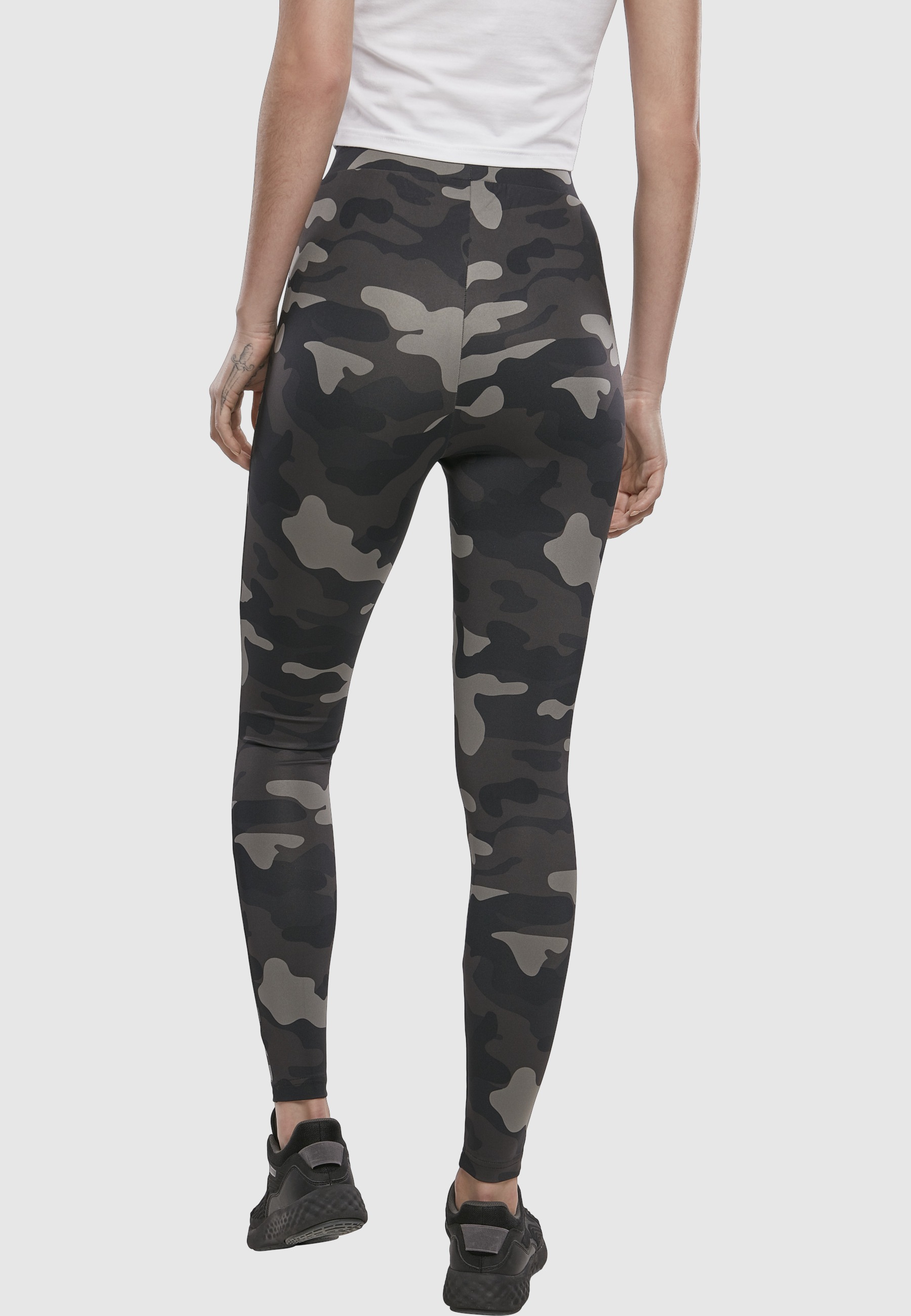 URBAN CLASSICS Leggings »Urban Classics Damen Ladies High Waist Camo Tech Leggings«