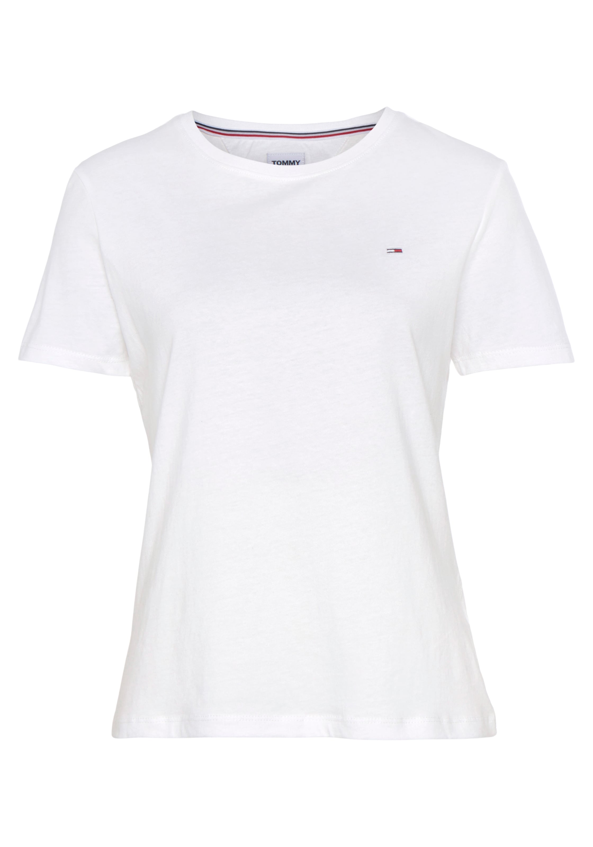 Tommy Jeans Rundhalsshirt »TJW 2PACK SOFT JERSEY TEE«, mit Tommy Jeans Logo-Flag-Stickerei