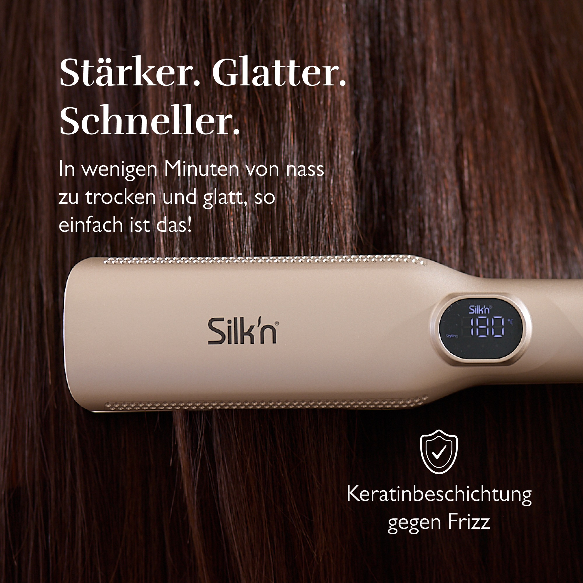 Silk'n Glätt- und Lockenstab »SilkyAir Trinity«, 3-in-1-Tool zum Trocknen und effizienten Stylen von nassem Haar