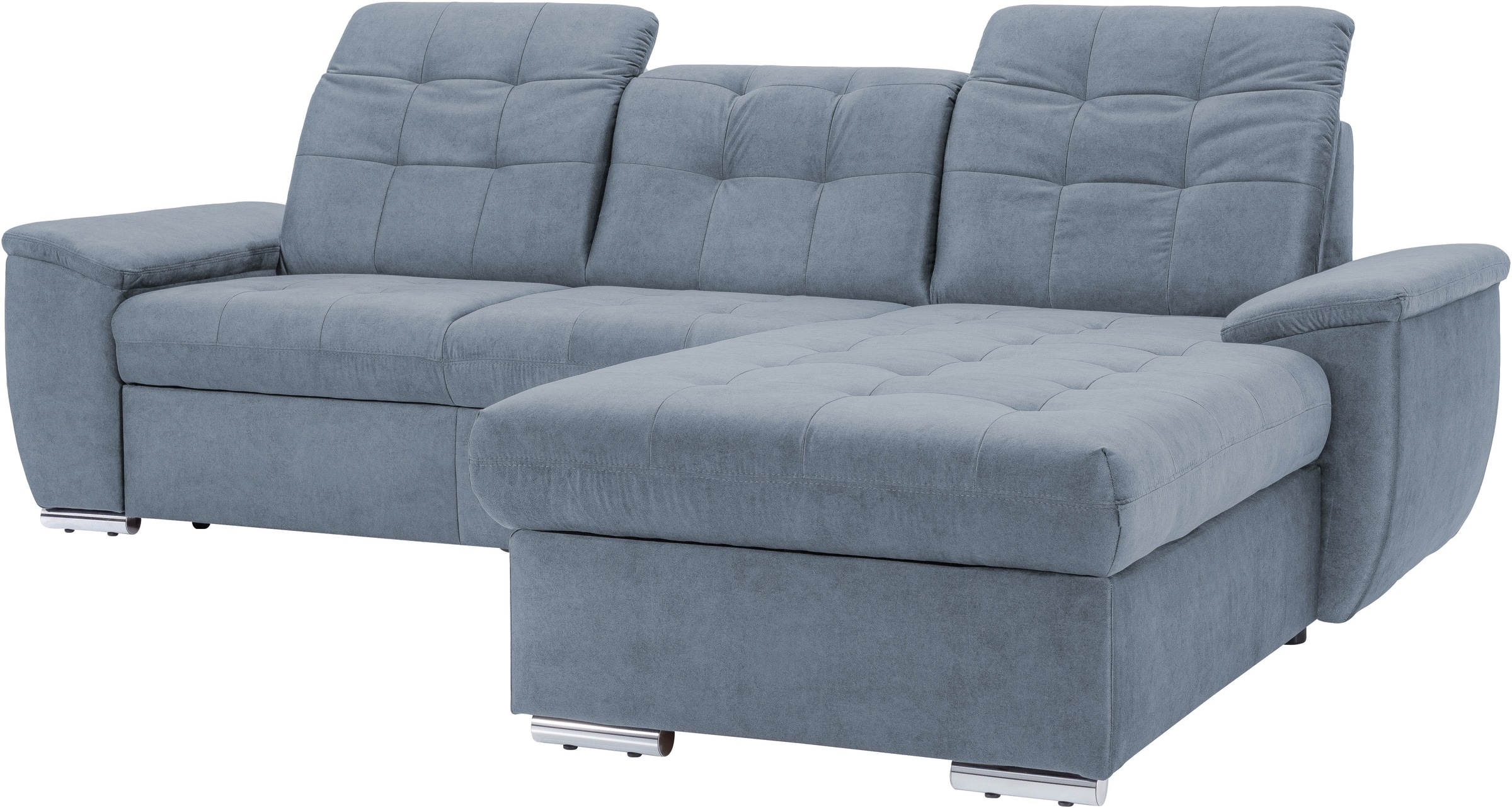 Thumbnail - exxpo - sofa fashion Ecksofa "Derby Inkl. Kopfteilverstellung, wahlw. Bett & Bettkasten, L-Form", EXTRA an Komfort zum R...
