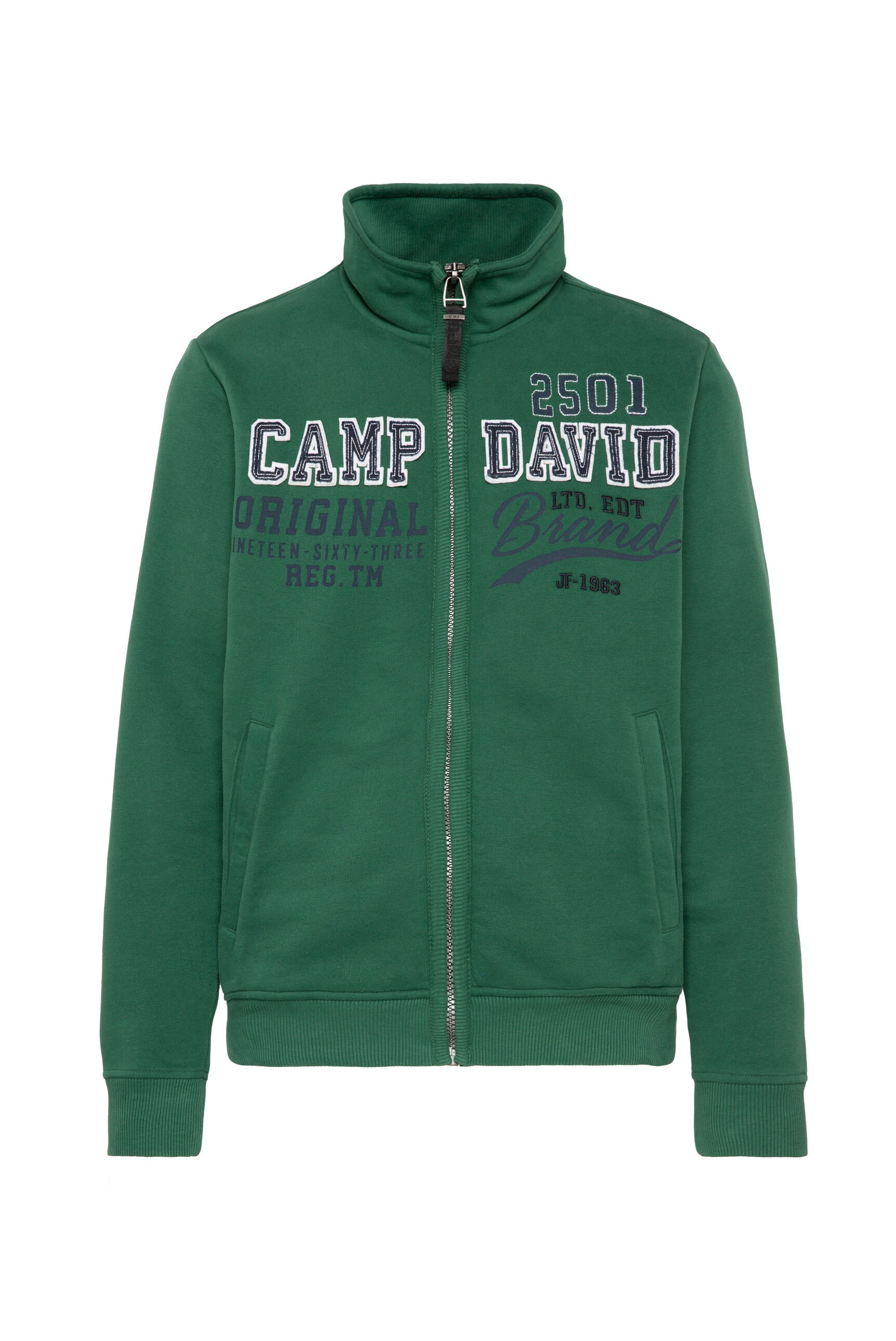 CAMP DAVID Sweatjacke, mit weicher Innenseite