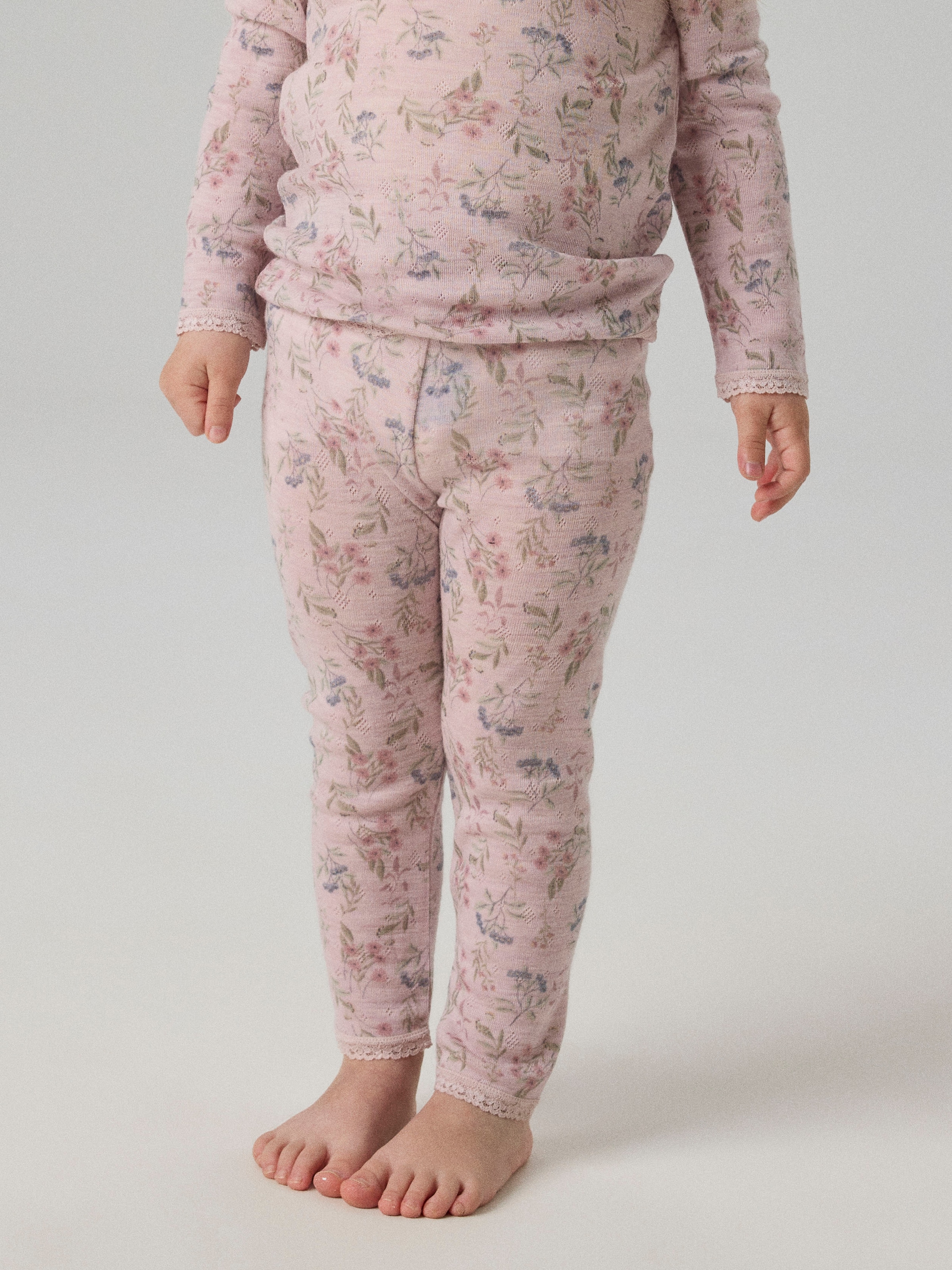 Name It Leggings "NMFWANG WOOL NEEDLE LEGGING NOOS" Wolle, regular fit