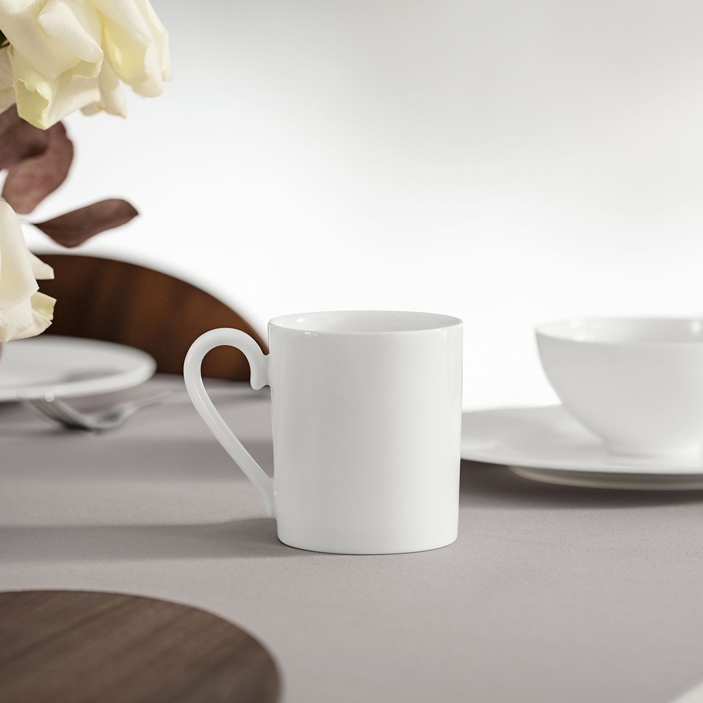 Villeroy & Boch Becher "Becher mit Henkel Royal 230 ml 6er Set weiß" günstig online kaufen