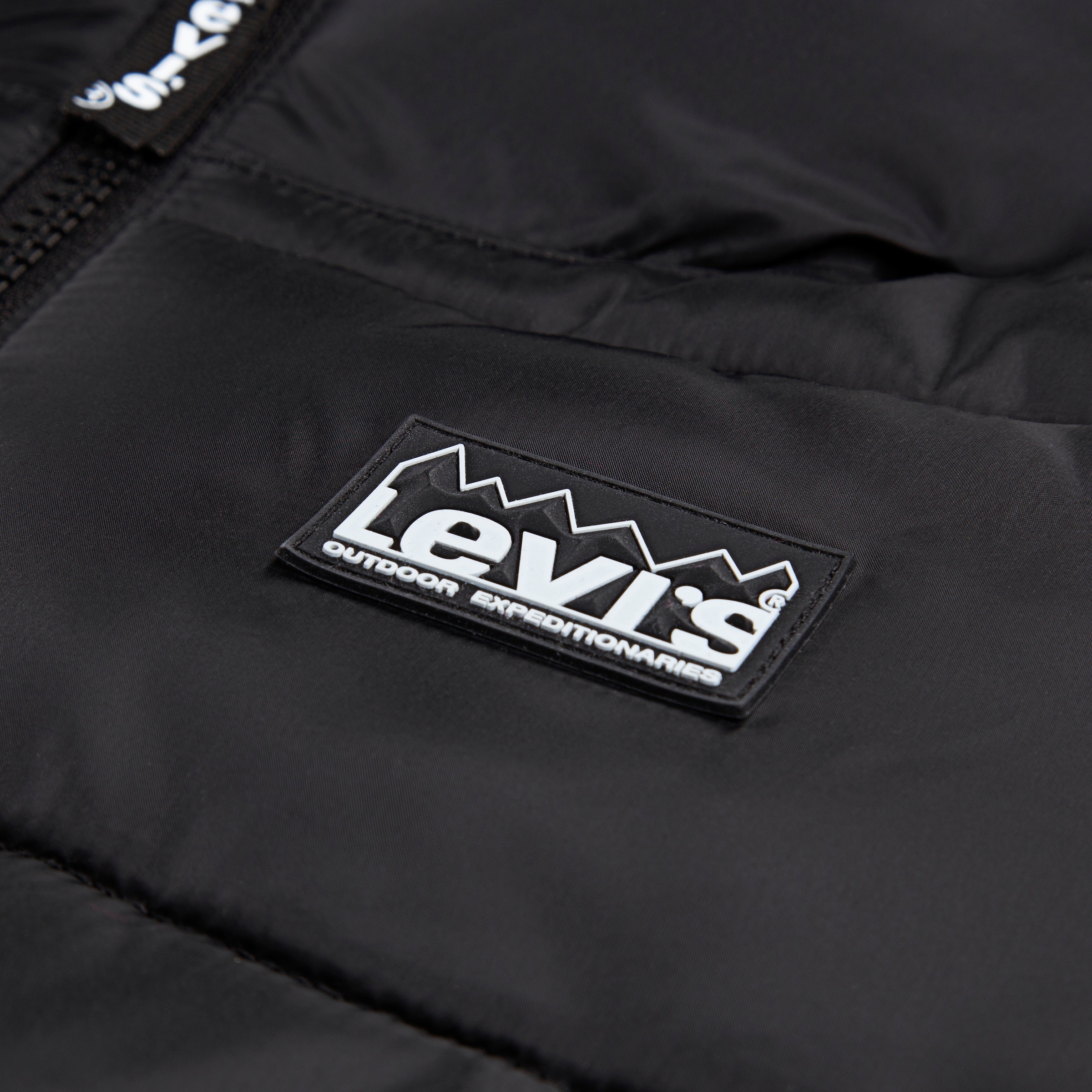 Levi's® Kids Steppjacke »LVB SHERPA LINED MDWT PU«, mit Kapuze, warm wattiert