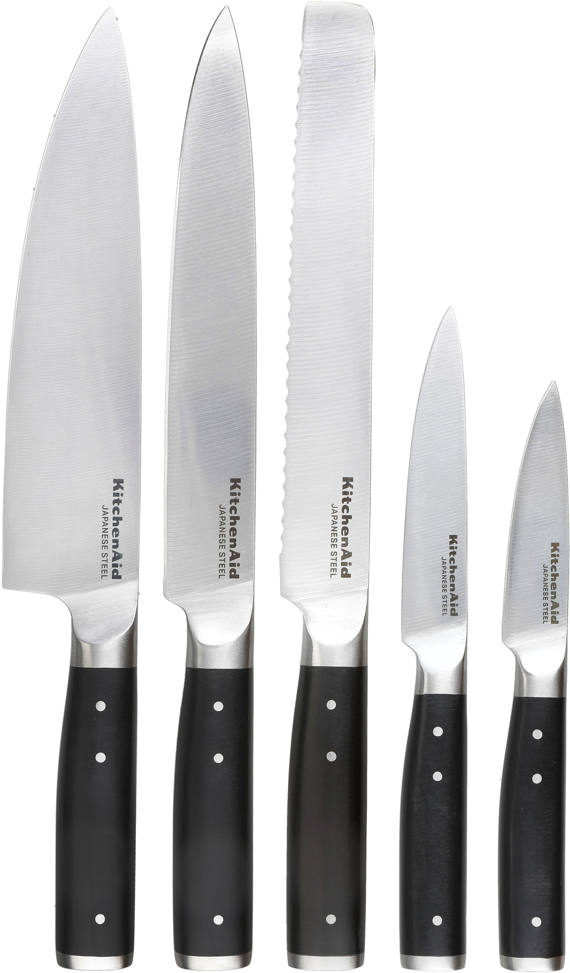 KitchenAid Classic 6 Piece Knife Set with Birchwood Block