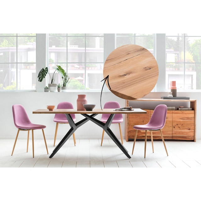 SIT Esstisch, Design-Gestell im industriellen Antiklook bestellen | BAUR