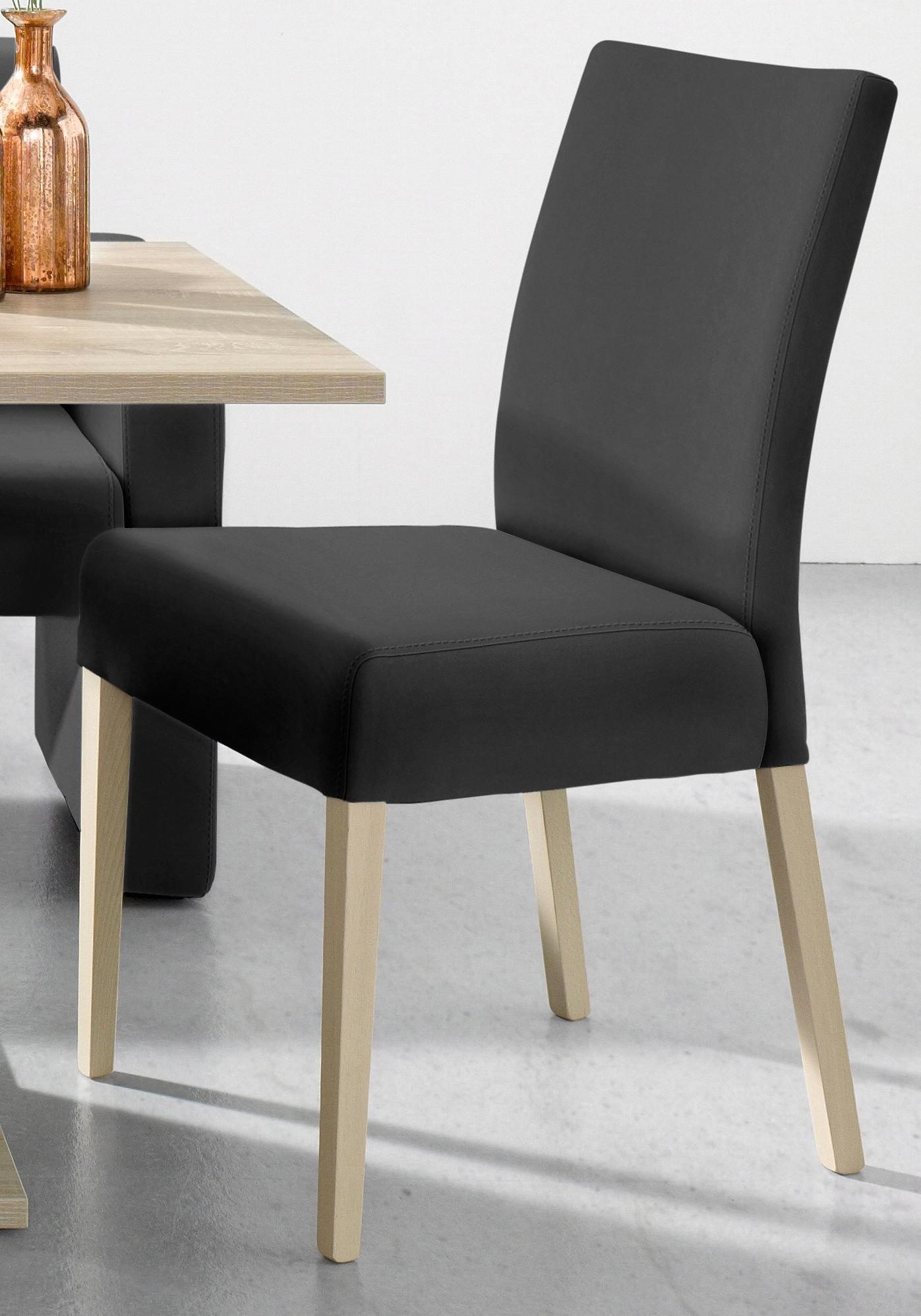 Home affaire 4-Fußstuhl "Umag" (Set) 2 Stk.Sitz und Rücken gepolstert günstig online kaufen