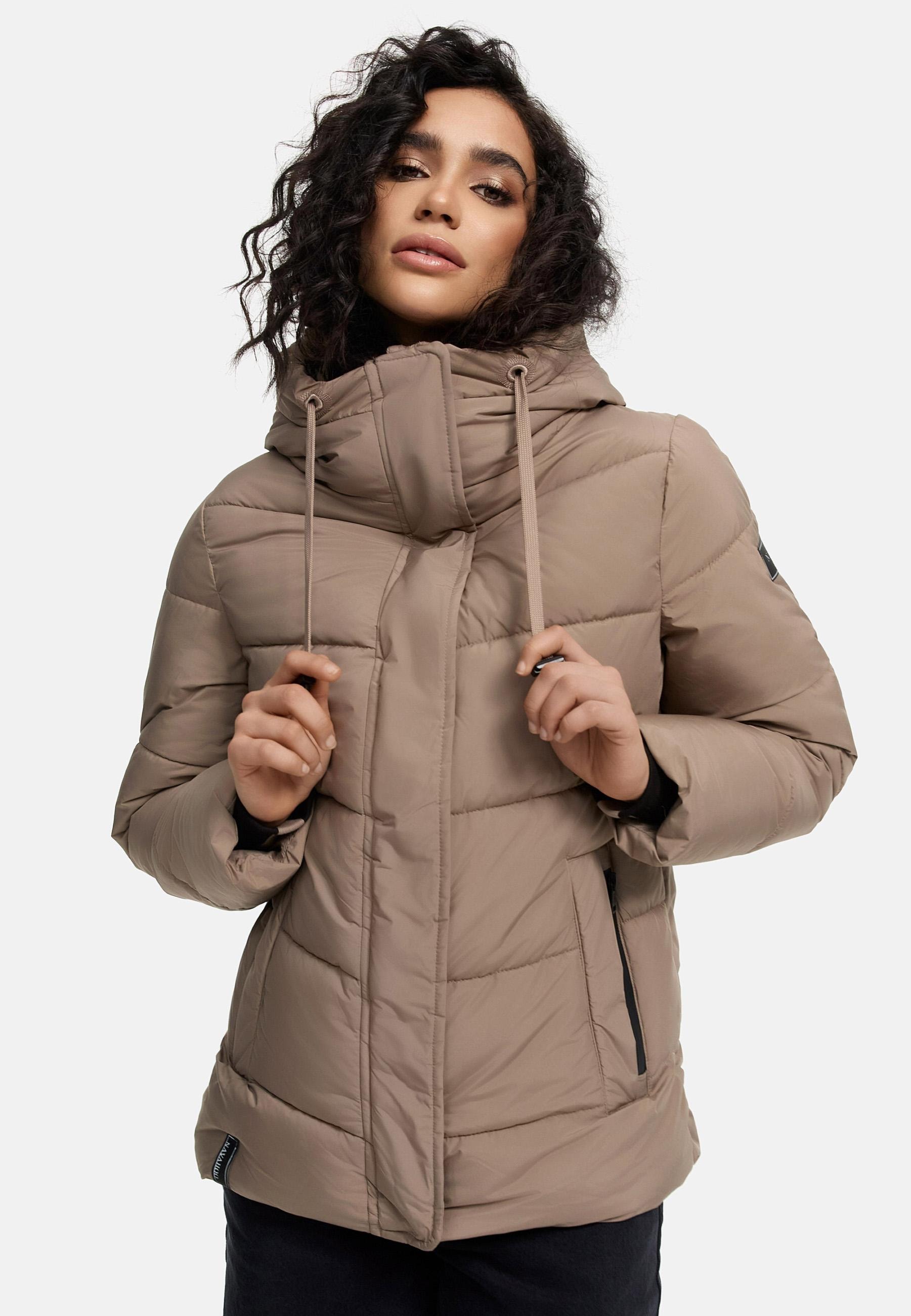 Navahoo Steppjacke »Sag ja XIV«, mit Kapuze, Warme gesteppte Winterjacke mit Kapuze