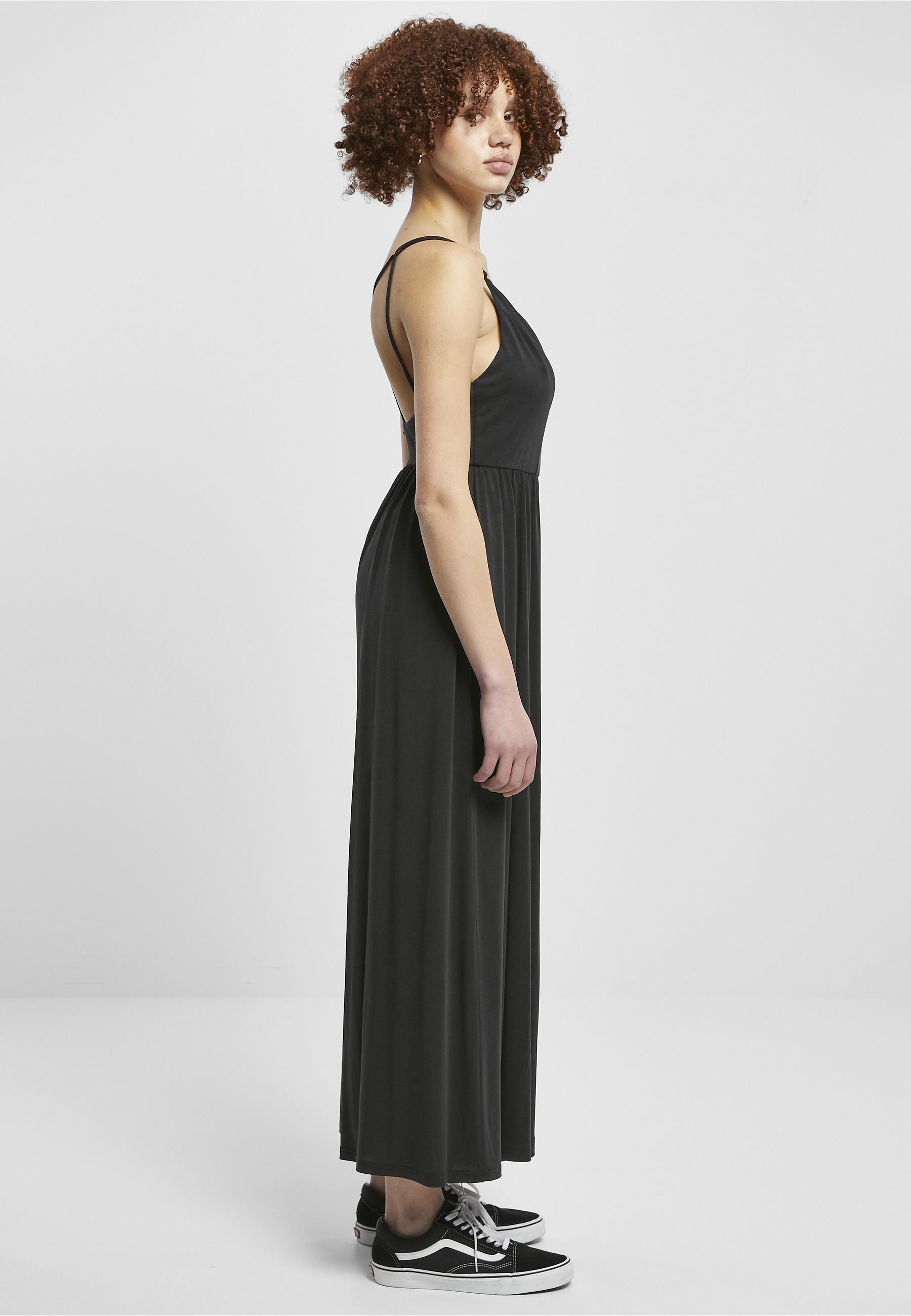 URBAN CLASSICS Jumpsuit »Urban Classics Damen Ladies Modal Spaghetti Jumpsuit« 1 Stk.