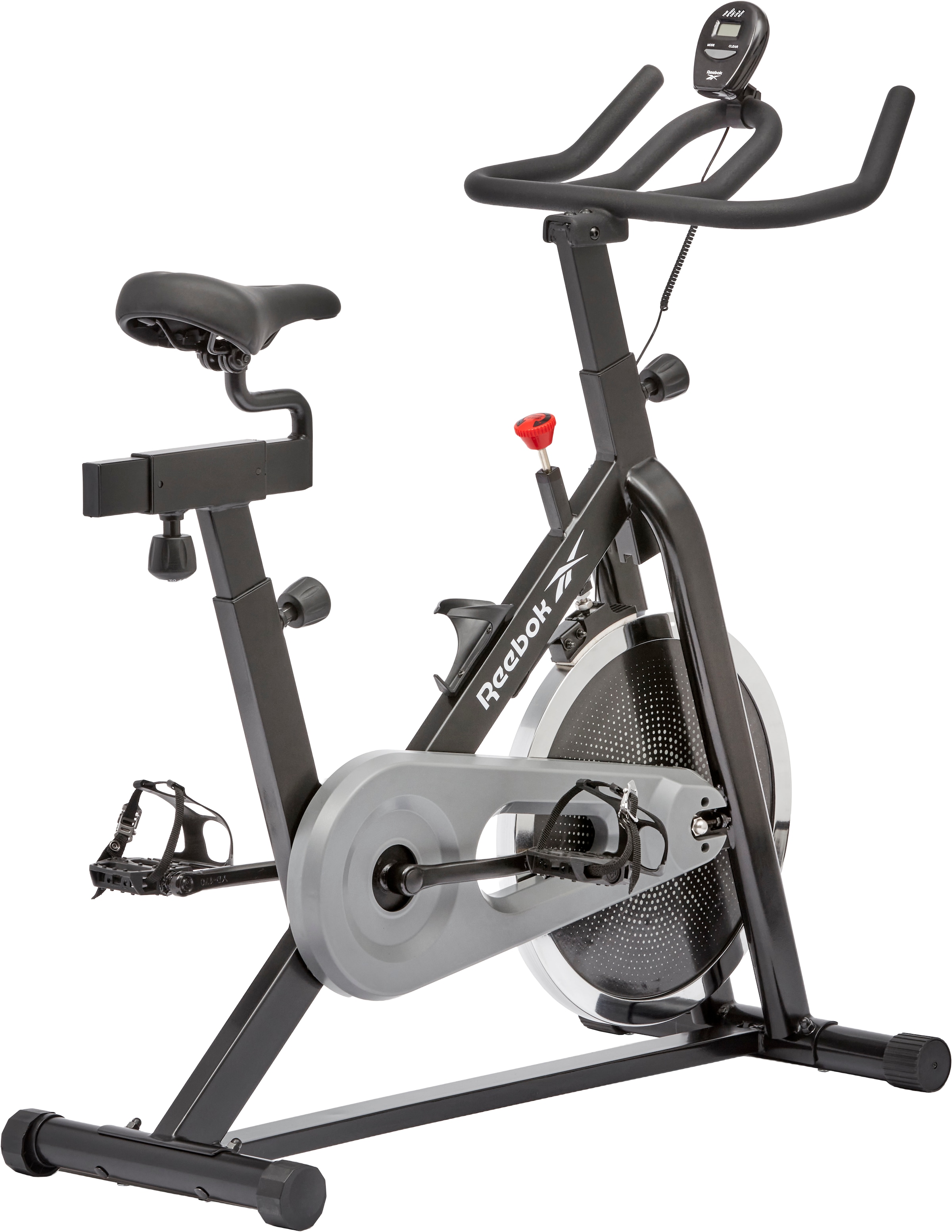 REEBOK Speedbike "Sprint Bike", ohne Unterlegmatte, schwarz, Heimtrainer, 100 kg max. Benutzergewicht, Fahrrad