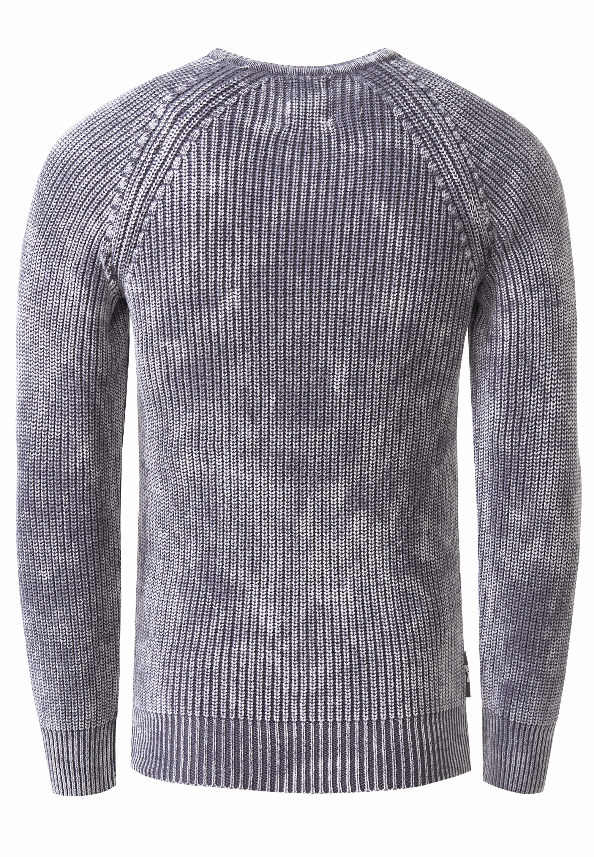 Rusty Neal Strickpullover, im dezenten Batik-Design