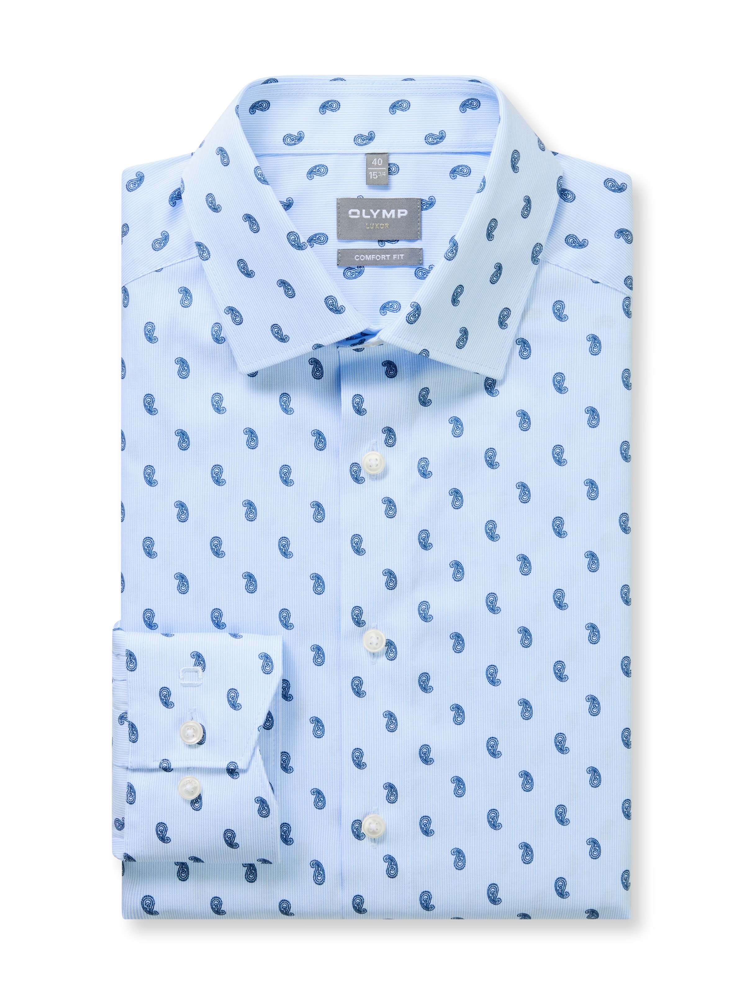 OLYMP Langarmhemd Businesshemd, comfort fit, New-Kentkragen