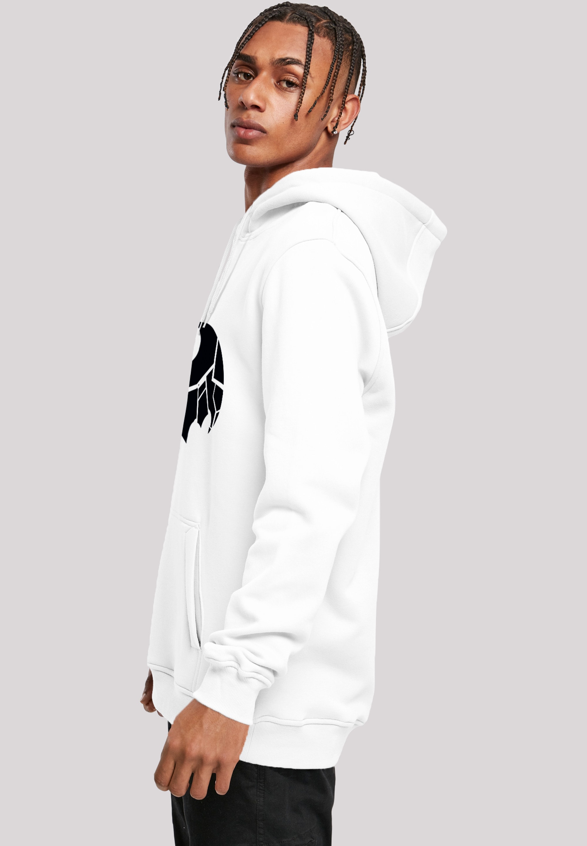 F4NT4STIC Sweatshirt »F4NT4STIC Herren Batman Logo shattered with Fitted heavy hoody«, (1 tlg.)