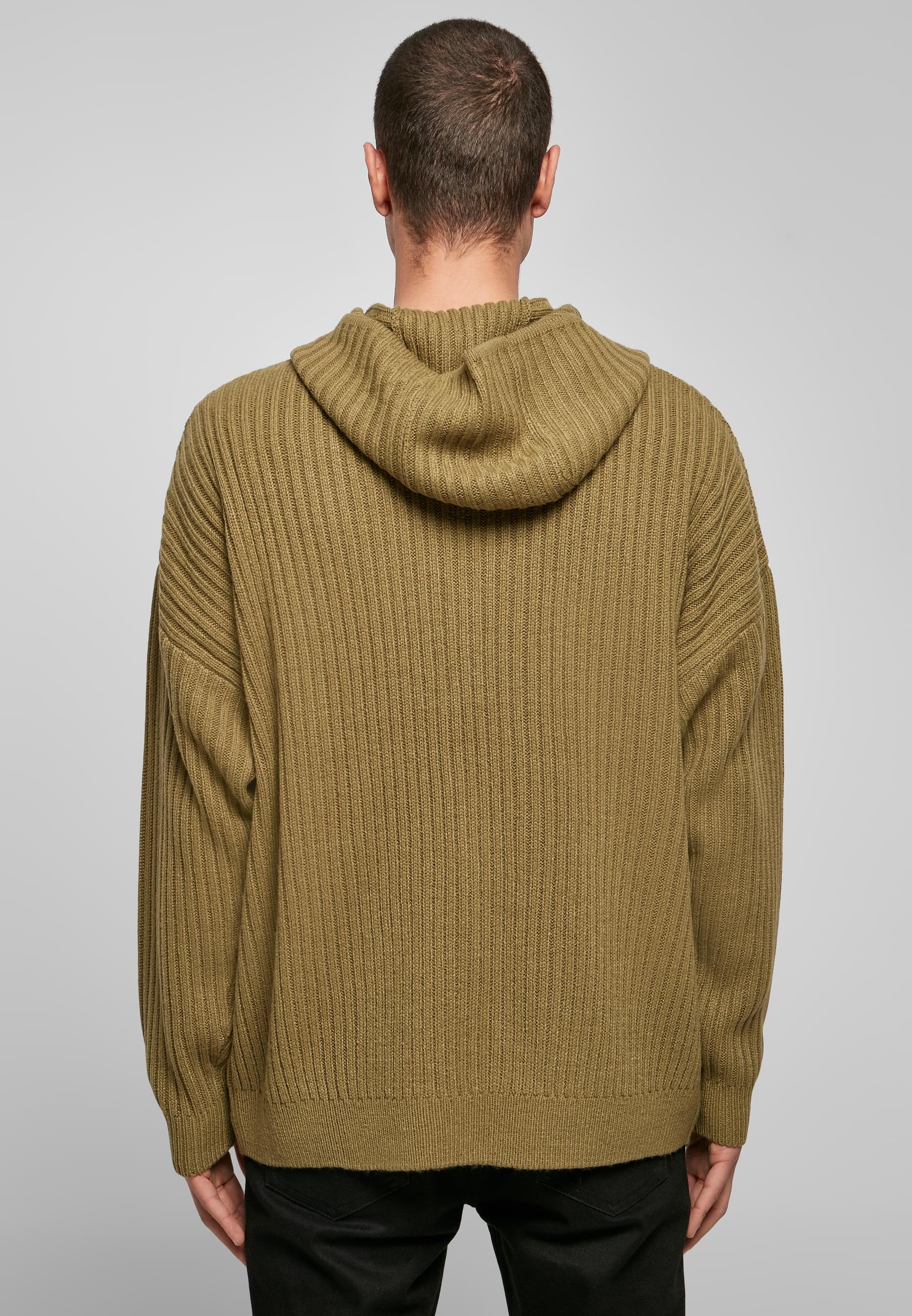 URBAN CLASSICS Kapuzensweatshirt »Urban Classics Herren Knitted Zip Hoody«, (1 tlg.)