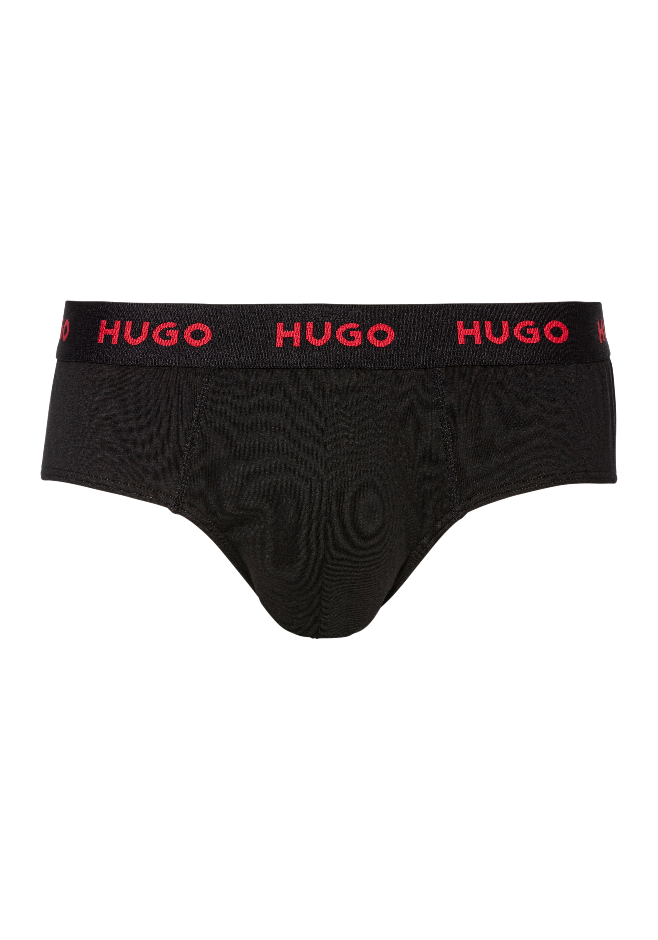 HUGO Underwear Hüftslip »HIPBRIEF TRIPLETPACK«, (Packung), mit elastischem Logobund