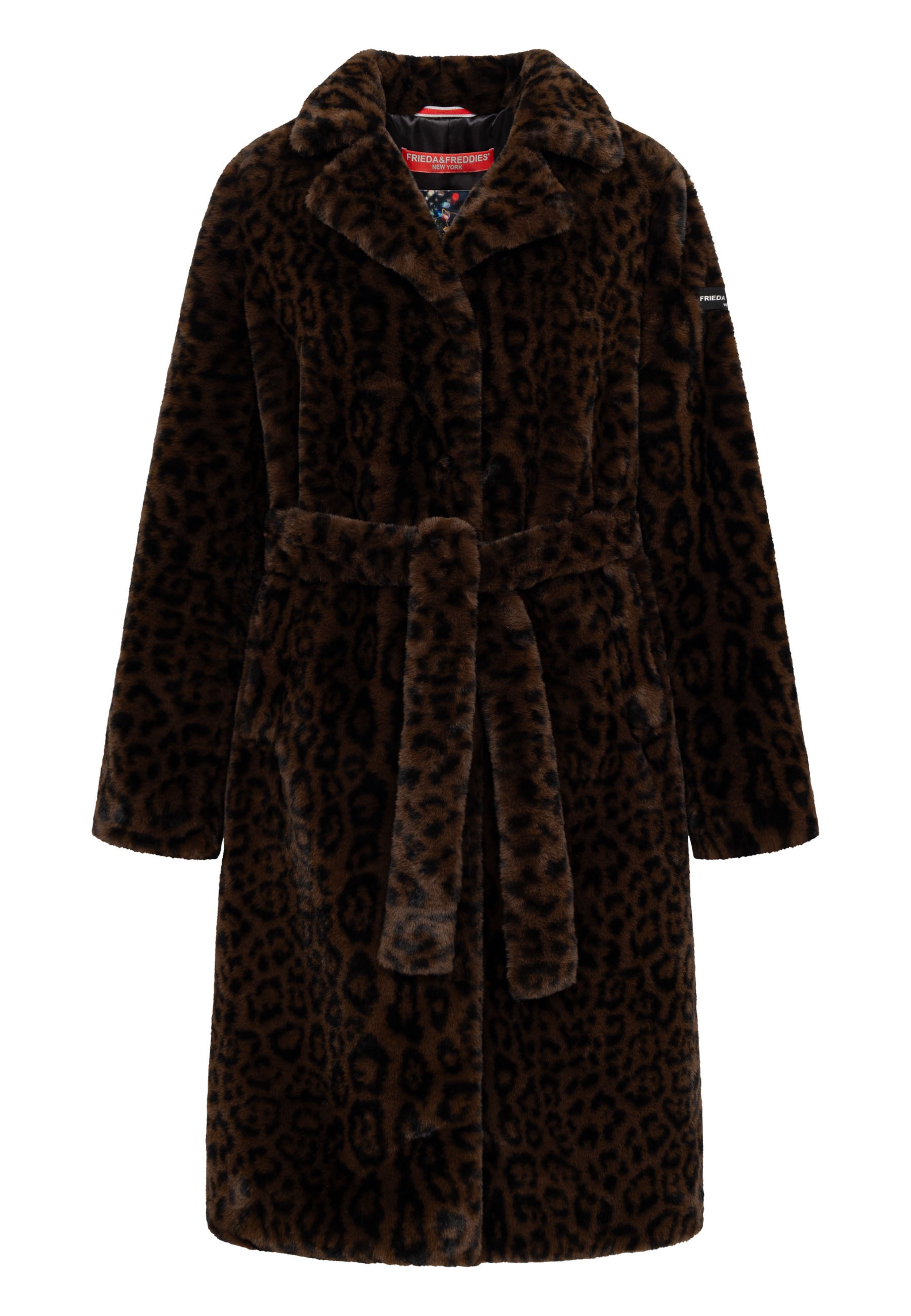 Frieda & Freddies Wintermantel »Frieda & Freddies Leo Fake-Fur Mantel«