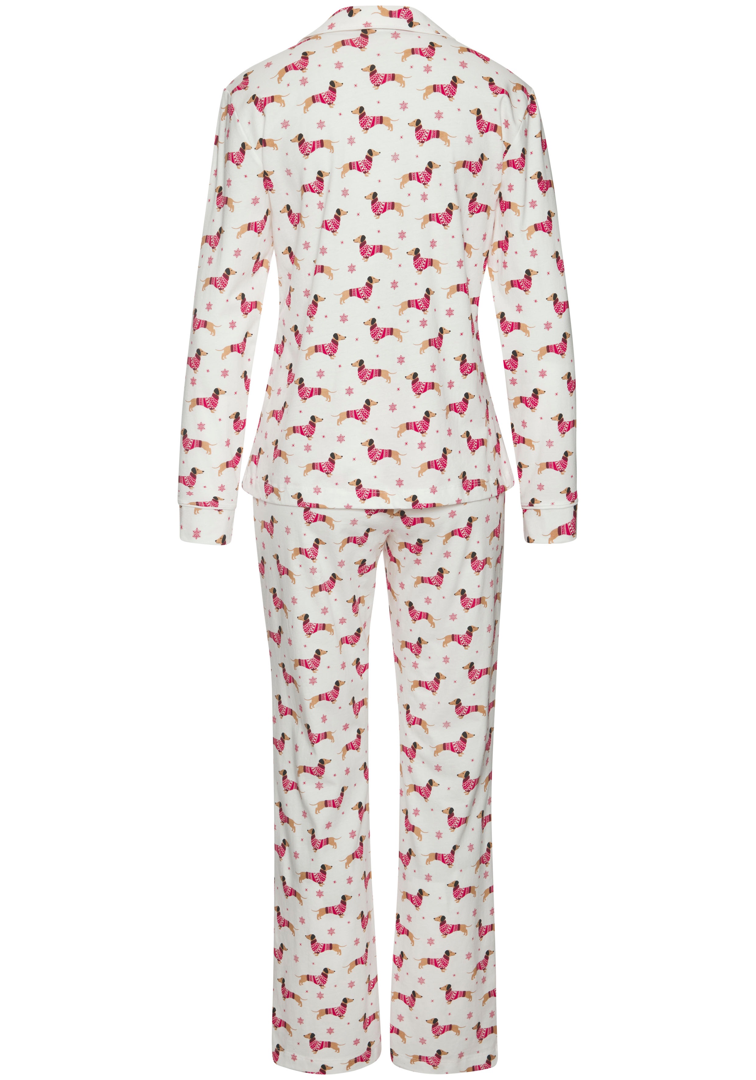 Thumbnail - LASCANA Pyjama Set, 2 tlg. mit Alloverprint