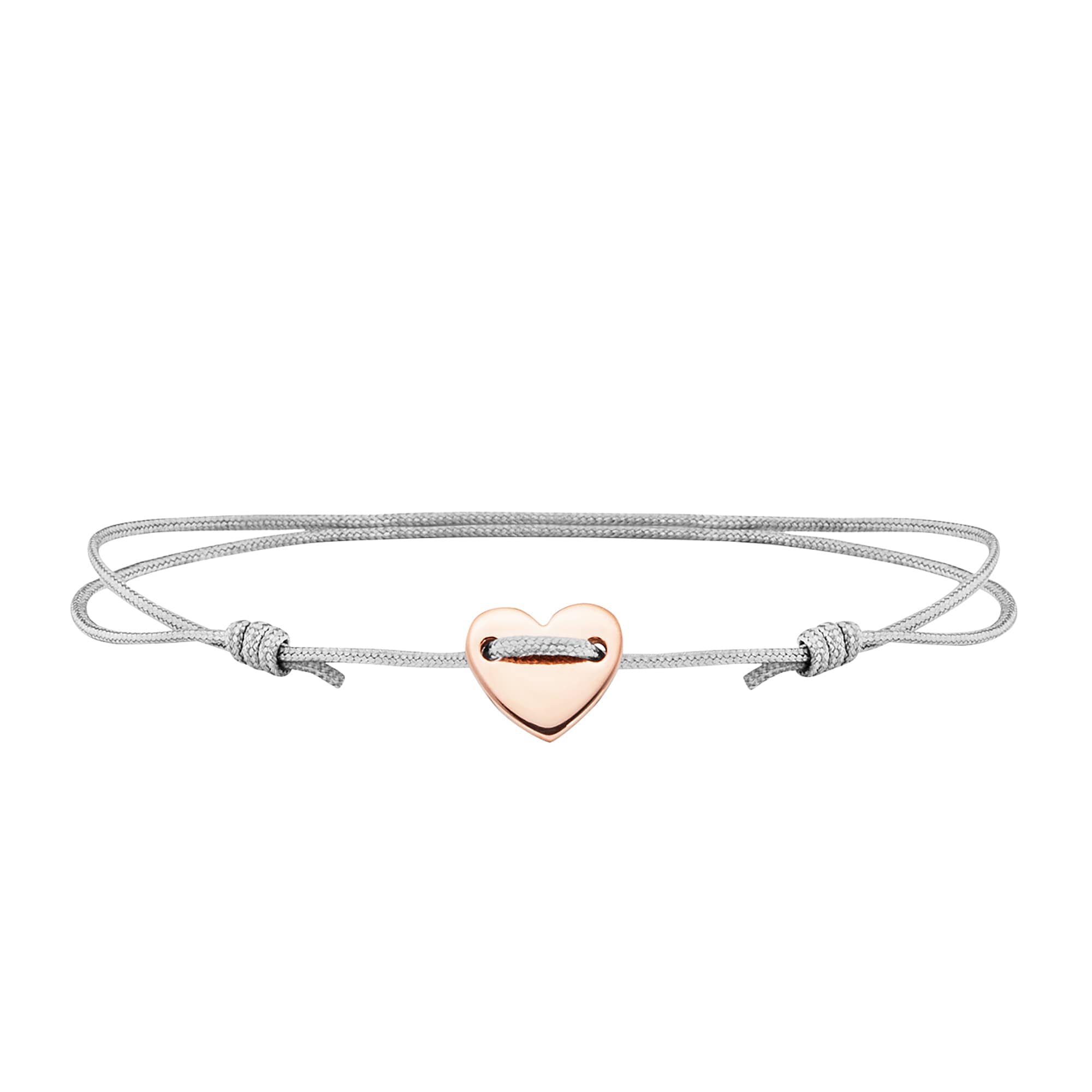 CAÏ Armband »925/- Sterling Silber rotvergoldet Herz« online kaufen | BAUR