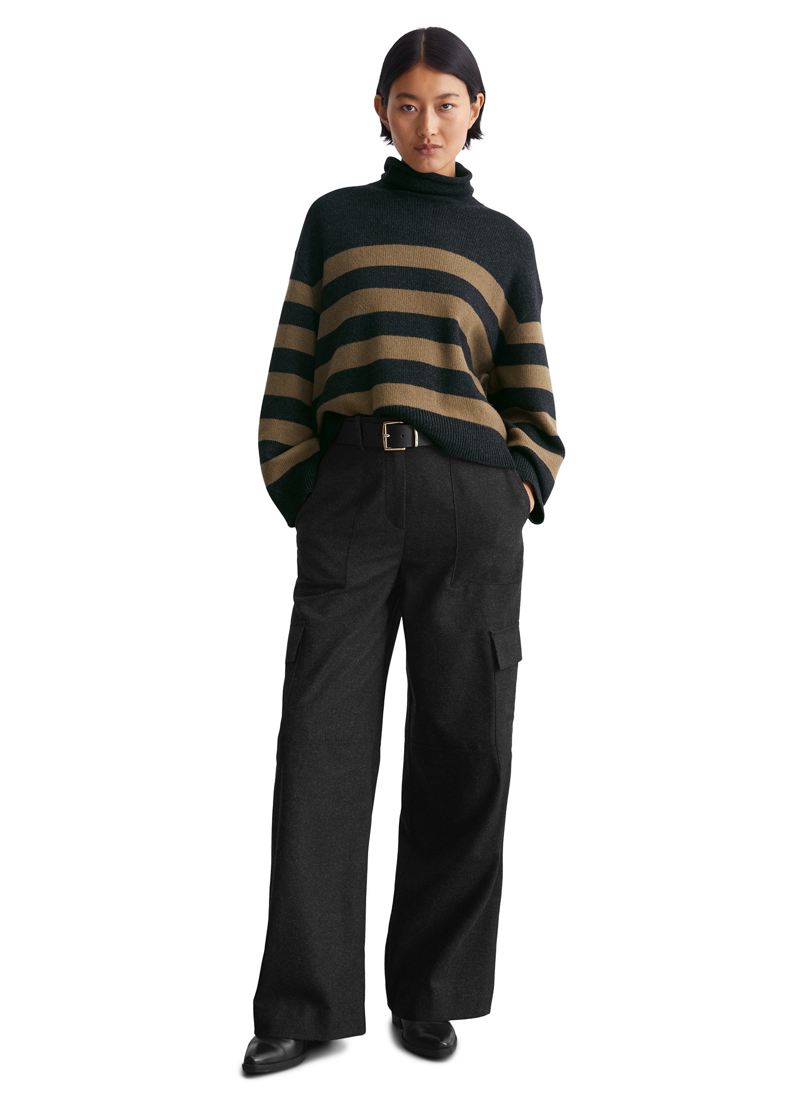 Marc O'Polo Rollkragenpullover »aus softem Schurwolle-Mix«
