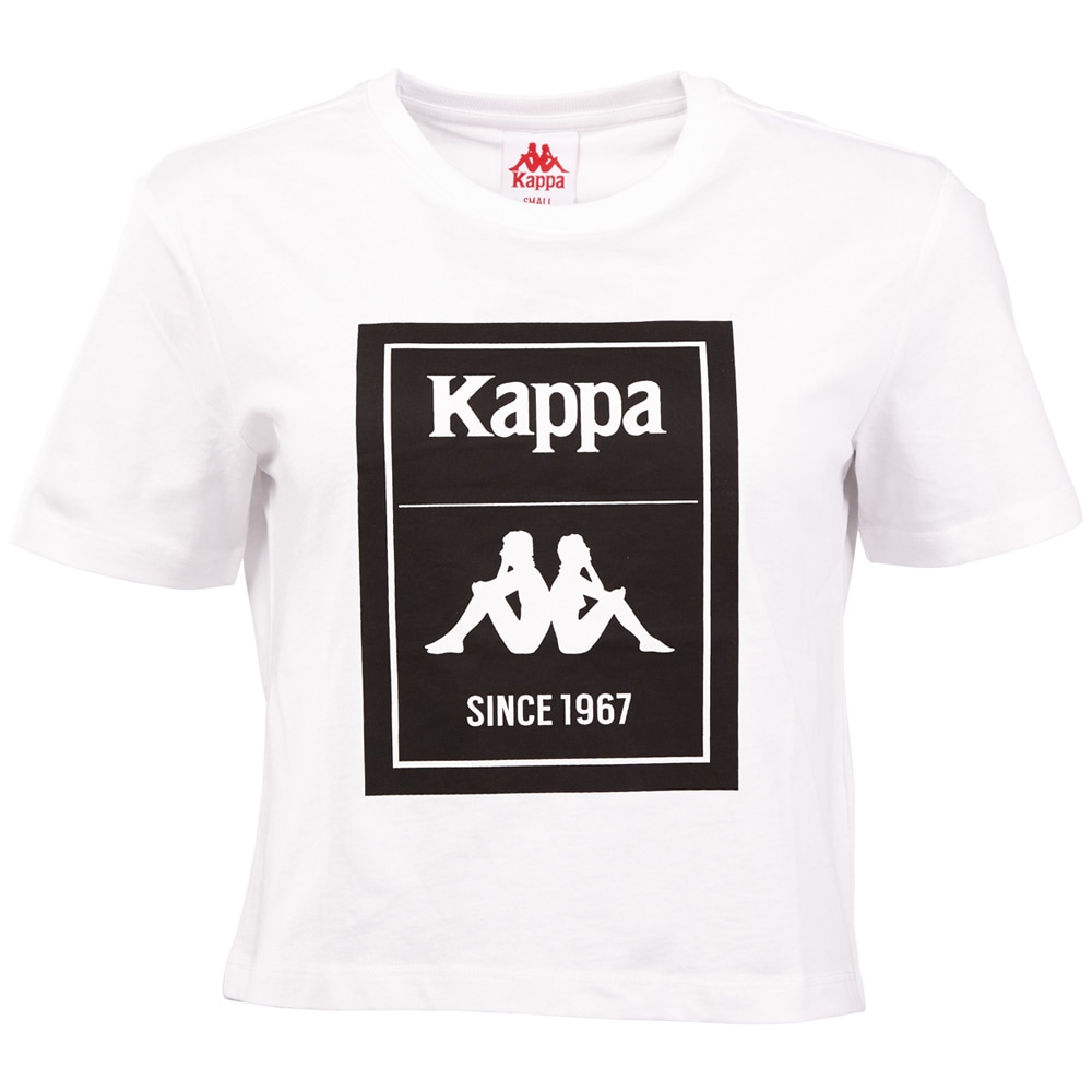 Kappa T-Shirt, in modisch-kurzem Design