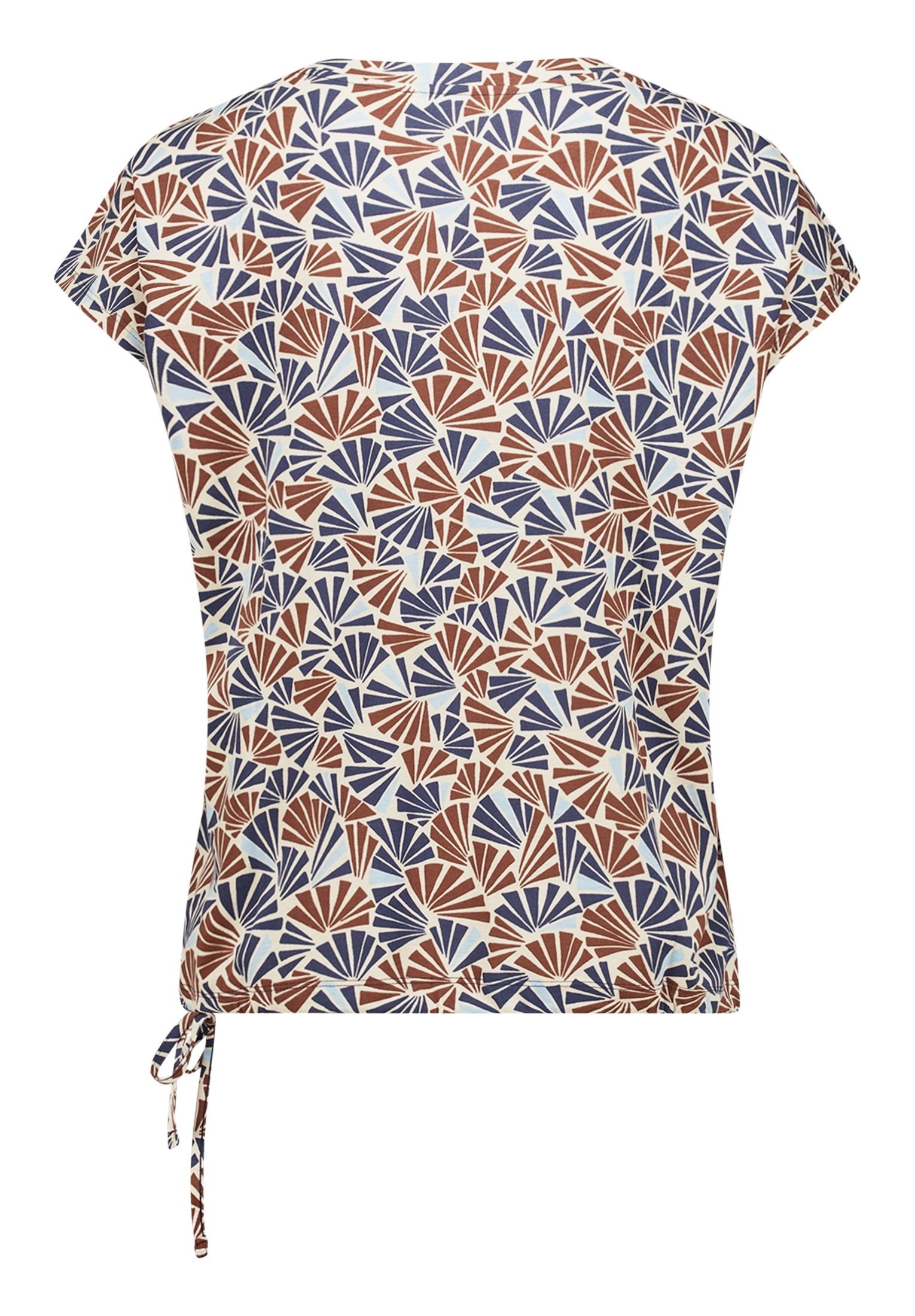 Betty&Co Kurzarmshirt »Damen mit Tunnelzug« 1