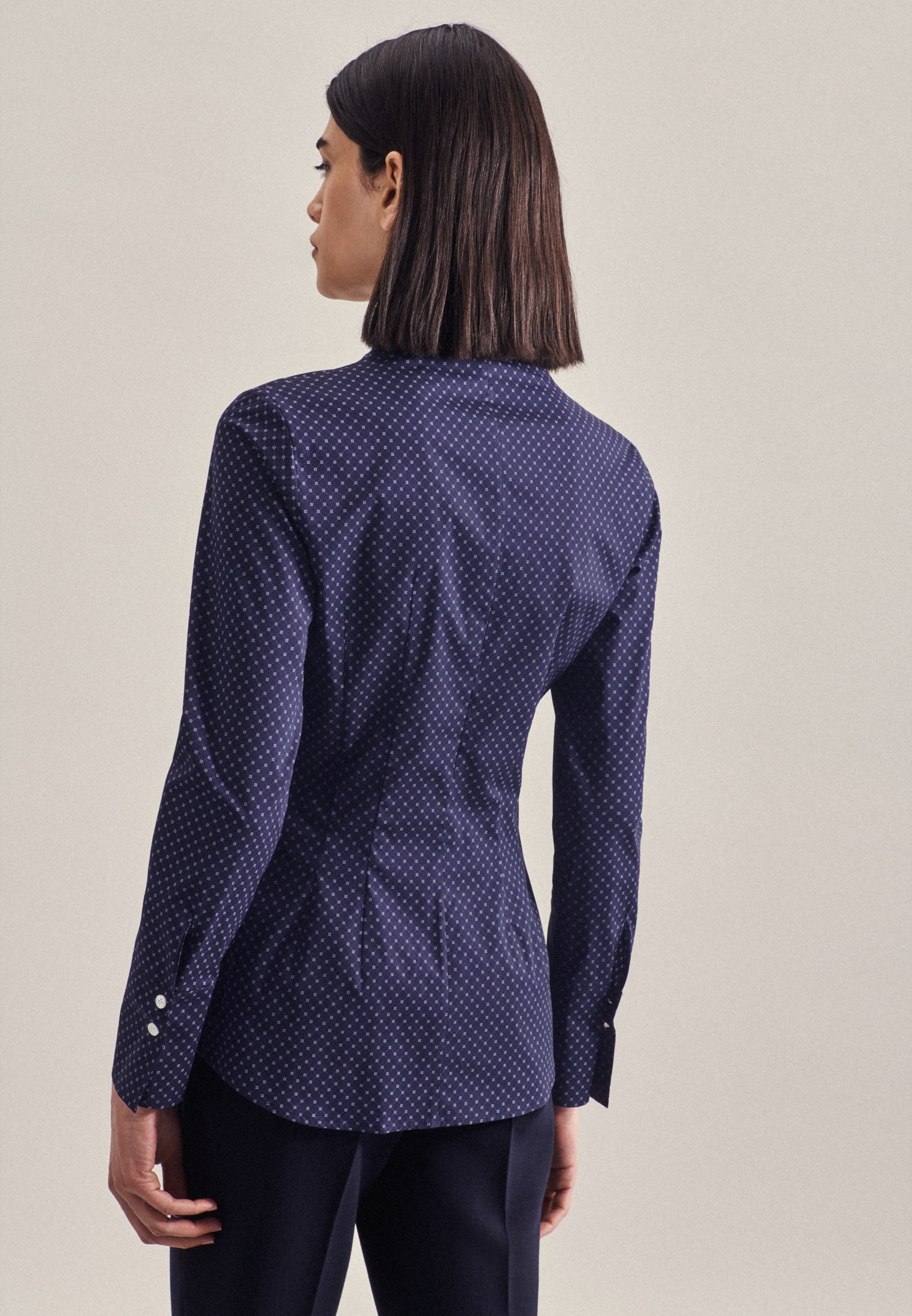 seidensticker Klassische Bluse, 1/1 Druck