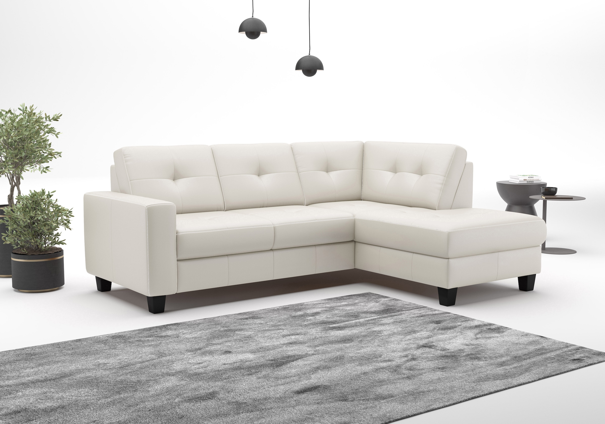 OTTO home Ecksofa "Varese" wahlweise mit Schlaffunktion und Bettkasten