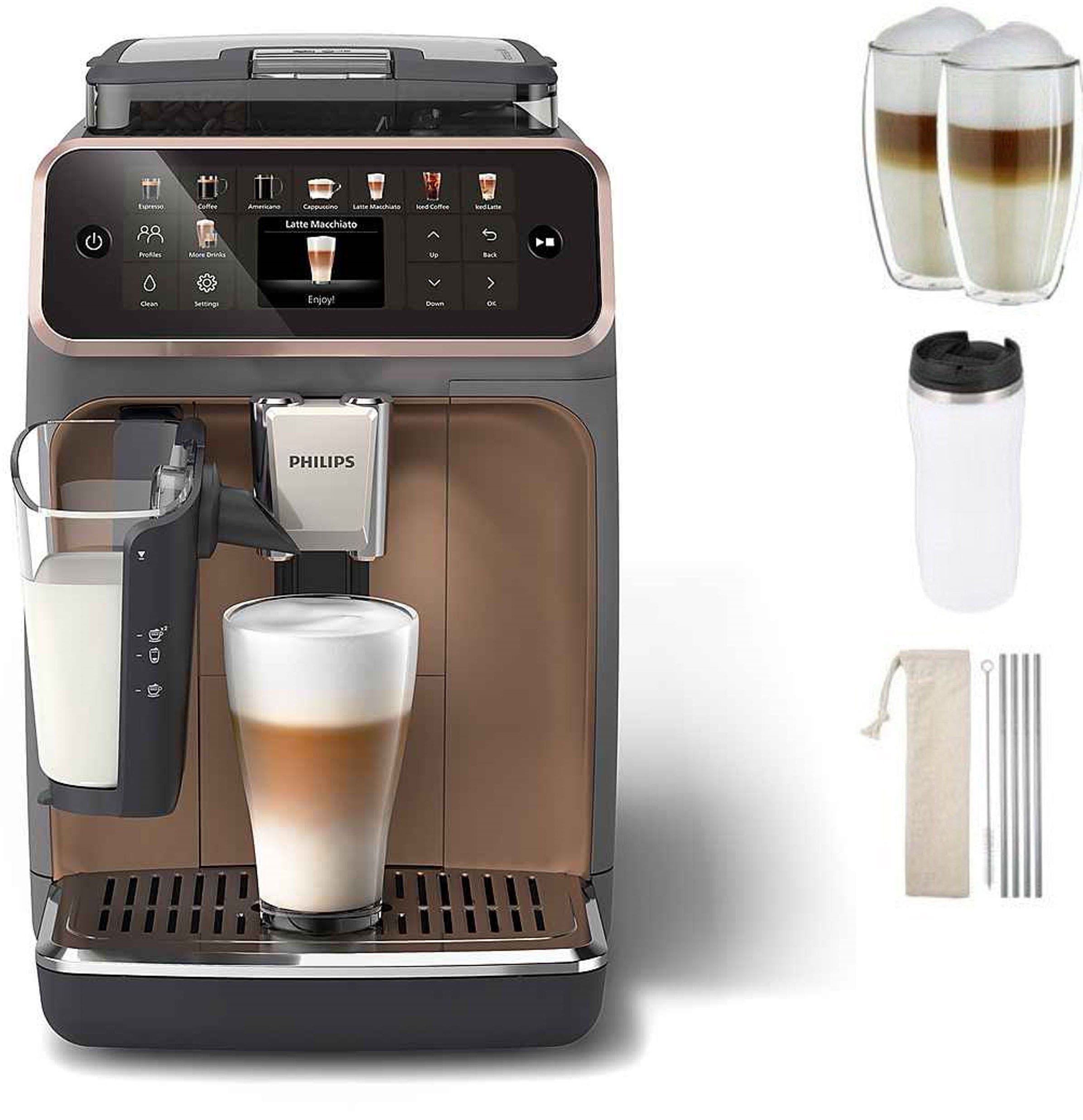 Philips Kaffeevollautomat "EP5544/80 5500 Series, 20 Kaffeespezialitäten (h günstig online kaufen