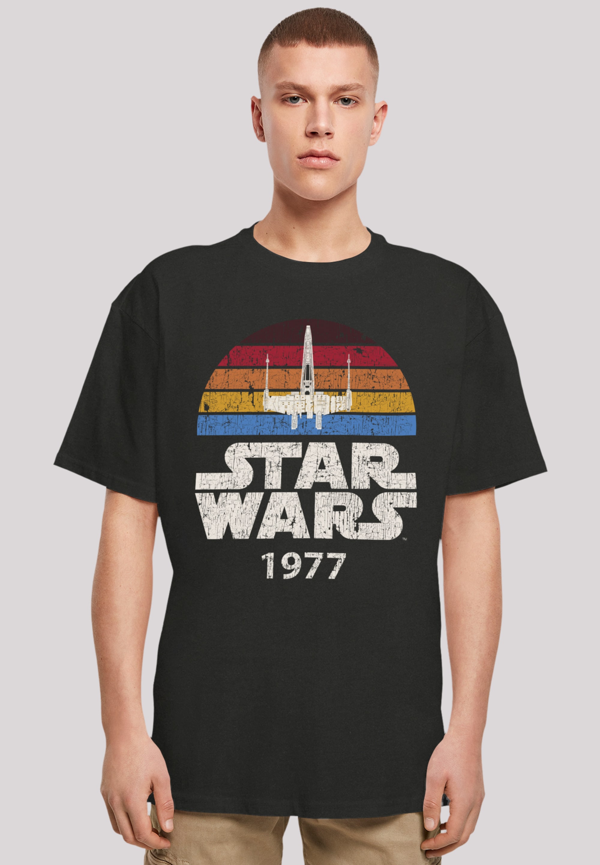 F4NT4STIC T-Shirt »Star Wars X-Wing Trip 1977 T«, Premium Qualität