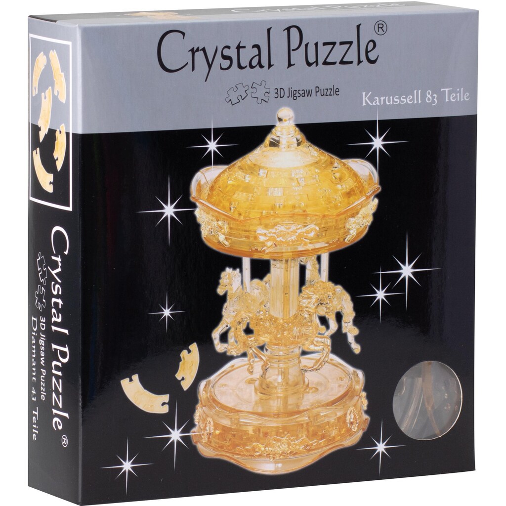 HCM KINZEL 3D-Puzzle »Crystal Puzzle, Karussel transparent«