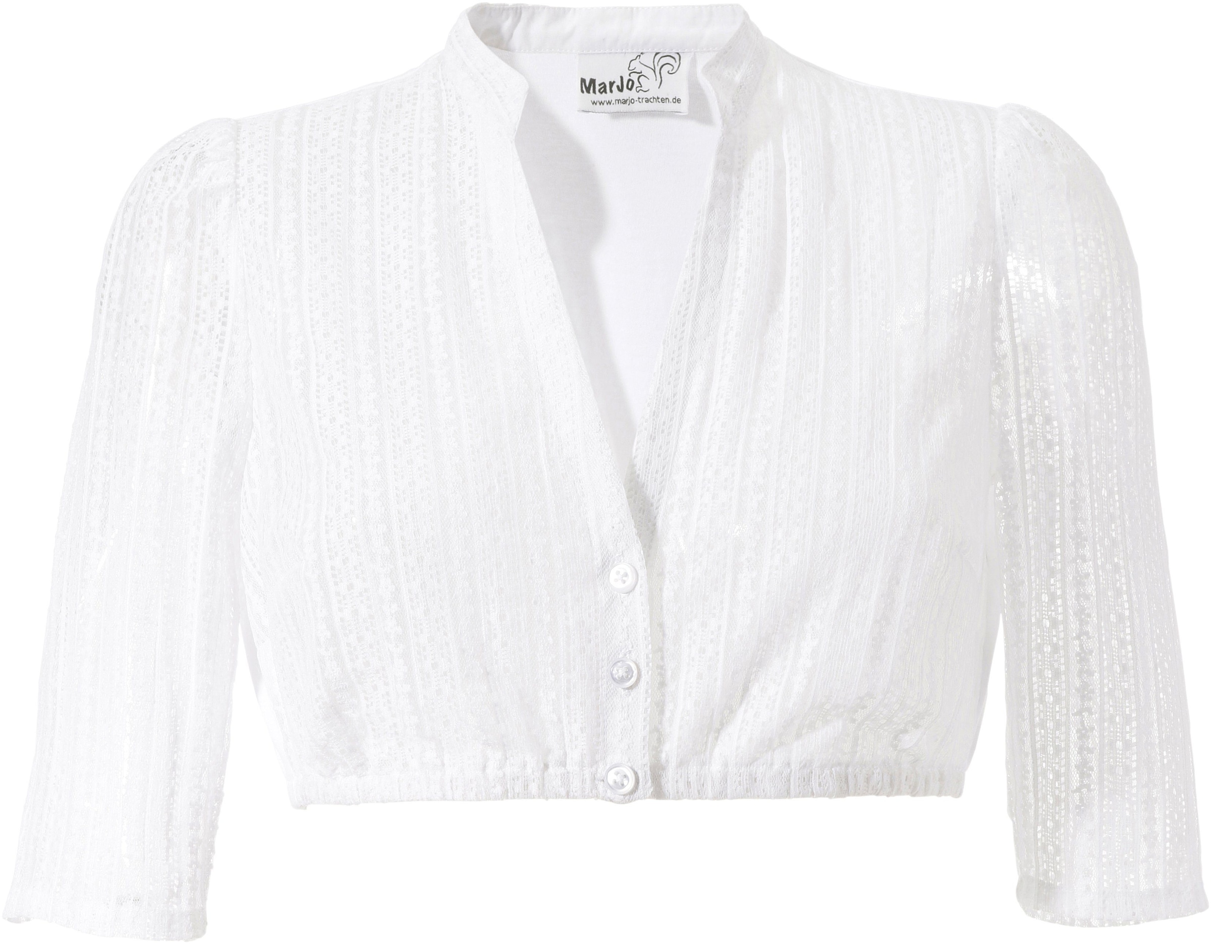 Marjo Dirndlbluse Mit 3 4 Arm Mit Elasthan Online Kaufen Baur