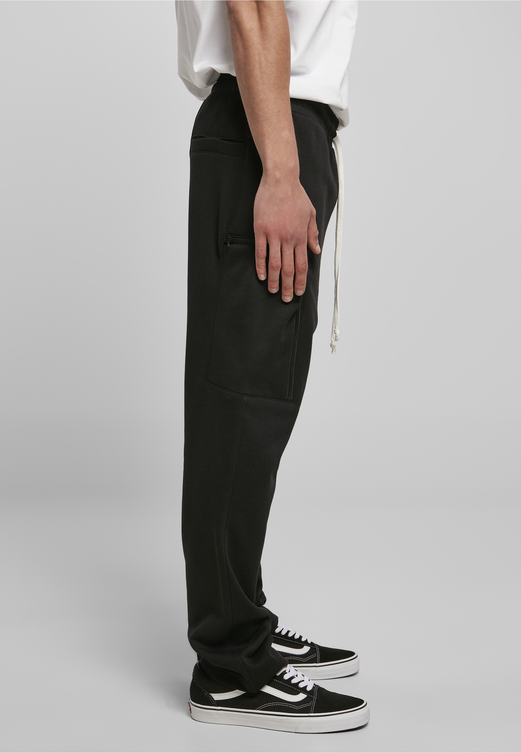 URBAN CLASSICS Cargohose »Urban Classics Herren Low Crotch Cargo Sweatpants«