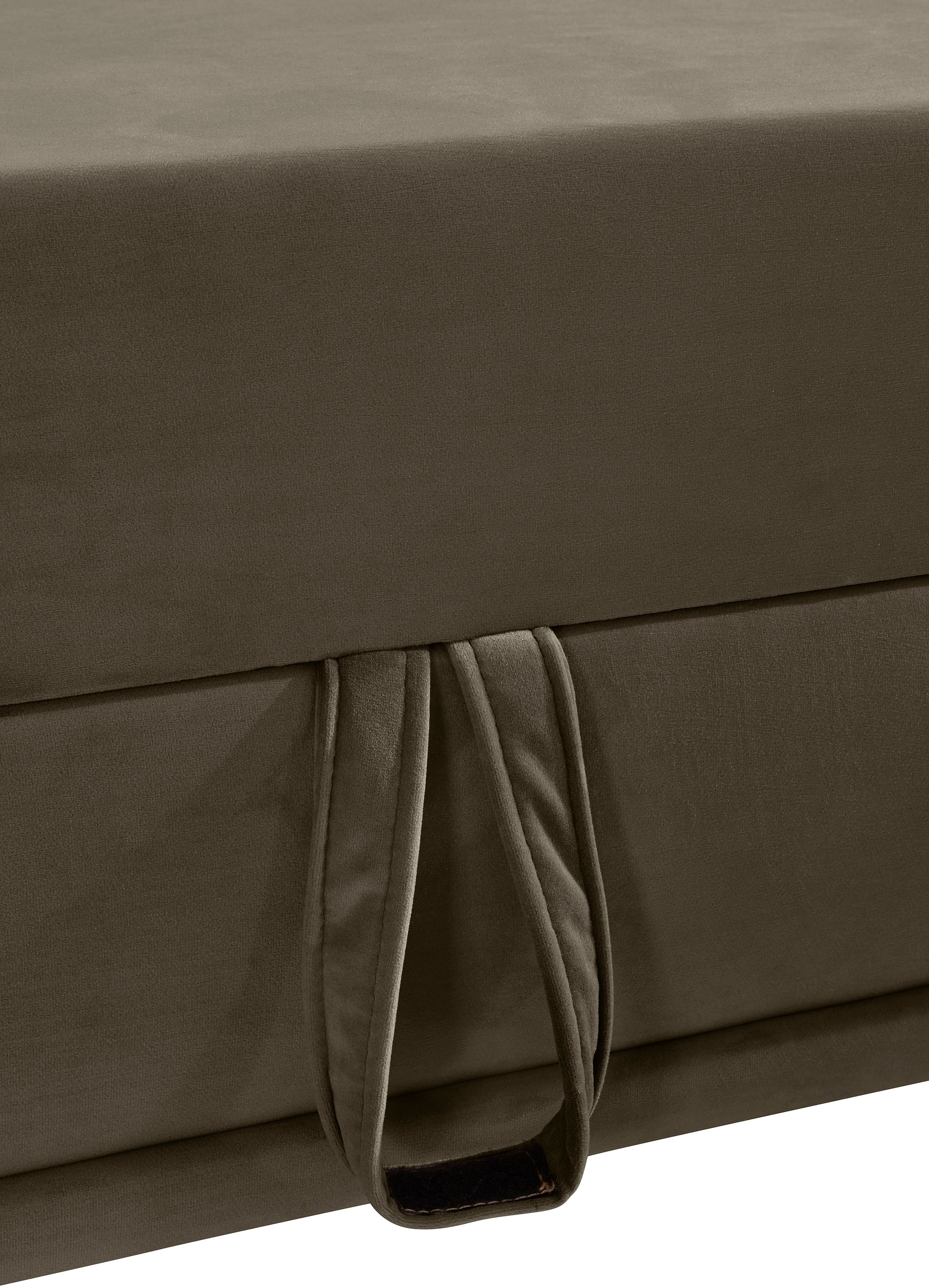 Places of Style Wohnlandschaft »Costello U-Form, mit Sitztiefenverstellung, Armteilverstellung und«, 3 Nierenkissen, optional Bettfunktion und Bettkasten