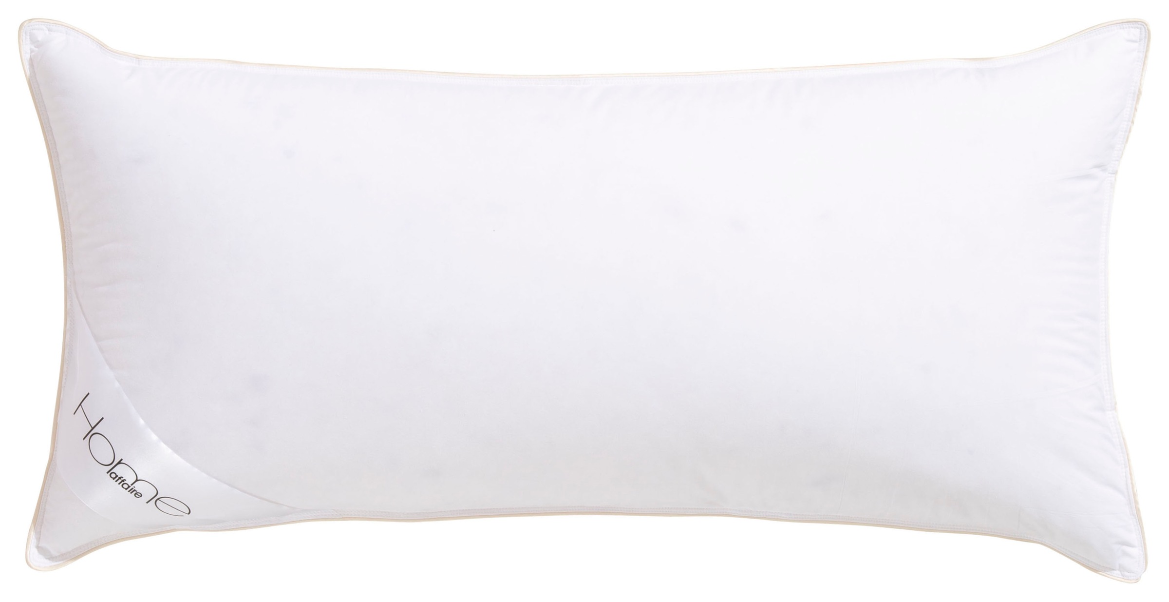 OTTO home 3-Kammer-Kopfkissen "Litrone Kopfkissen 40x80 cm, 80x80 cm" Füllung: 100% Gänsedaunen Außenkammer & 100% Gänsefedern Innenkern 1 Stk. tlg. Kissen DOWNPASS zertifiziert und Made in Germany