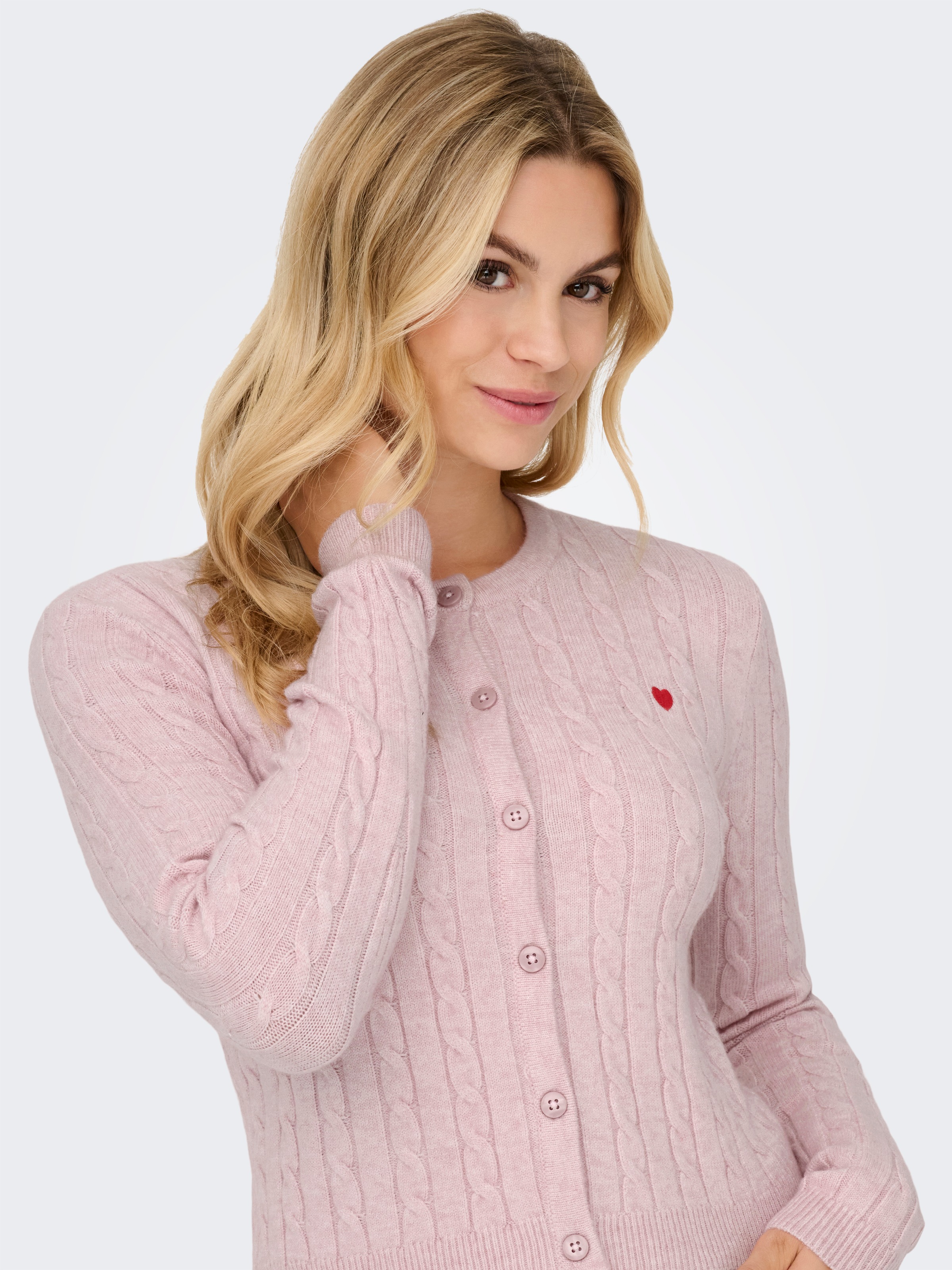ONLY Onlkatia Strickjacke Burnished Lilac S 2