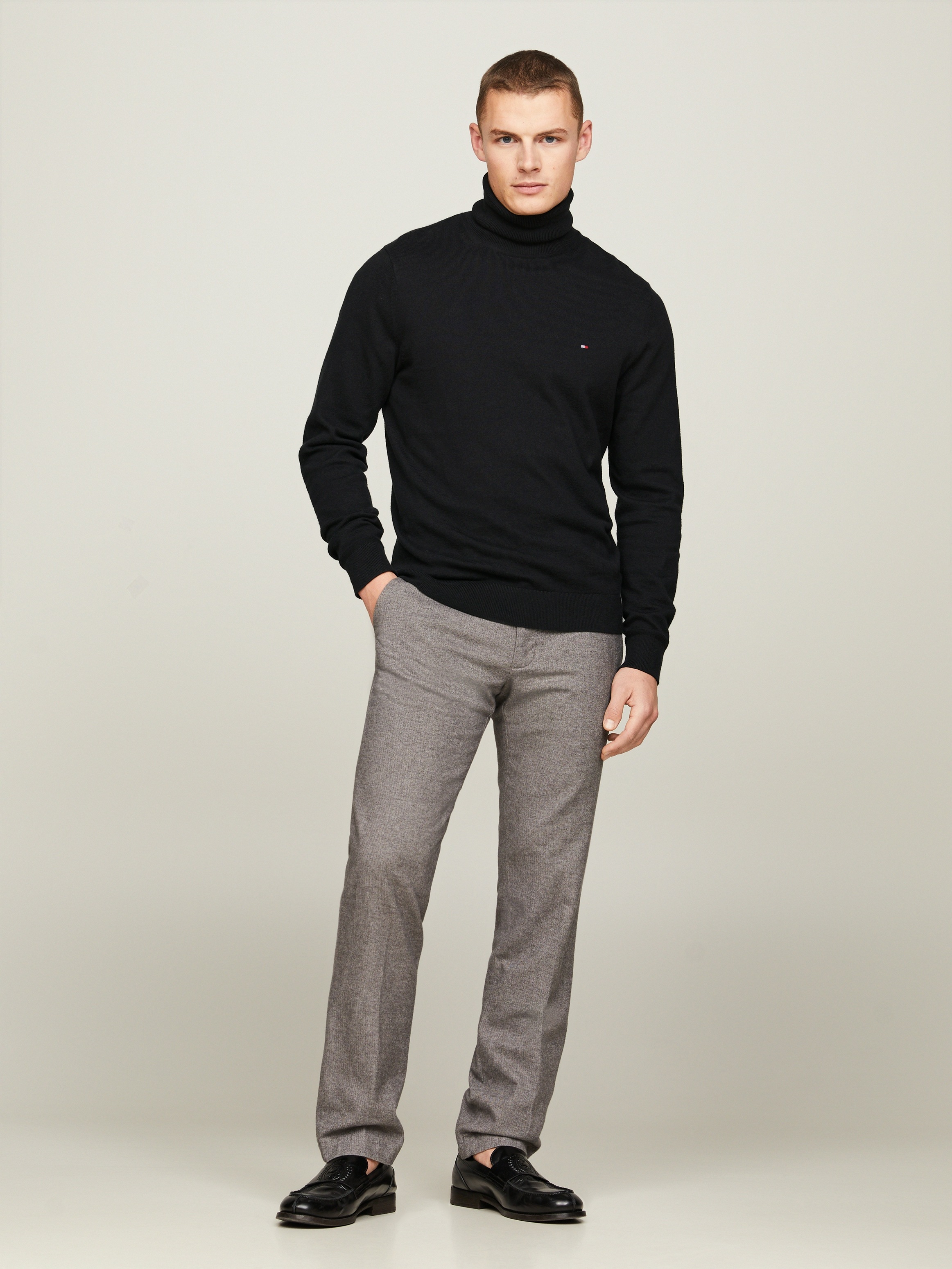 Tommy Hilfiger "PIMA ORG CTN CASHMERE ROLL NECK" günstig online kaufen