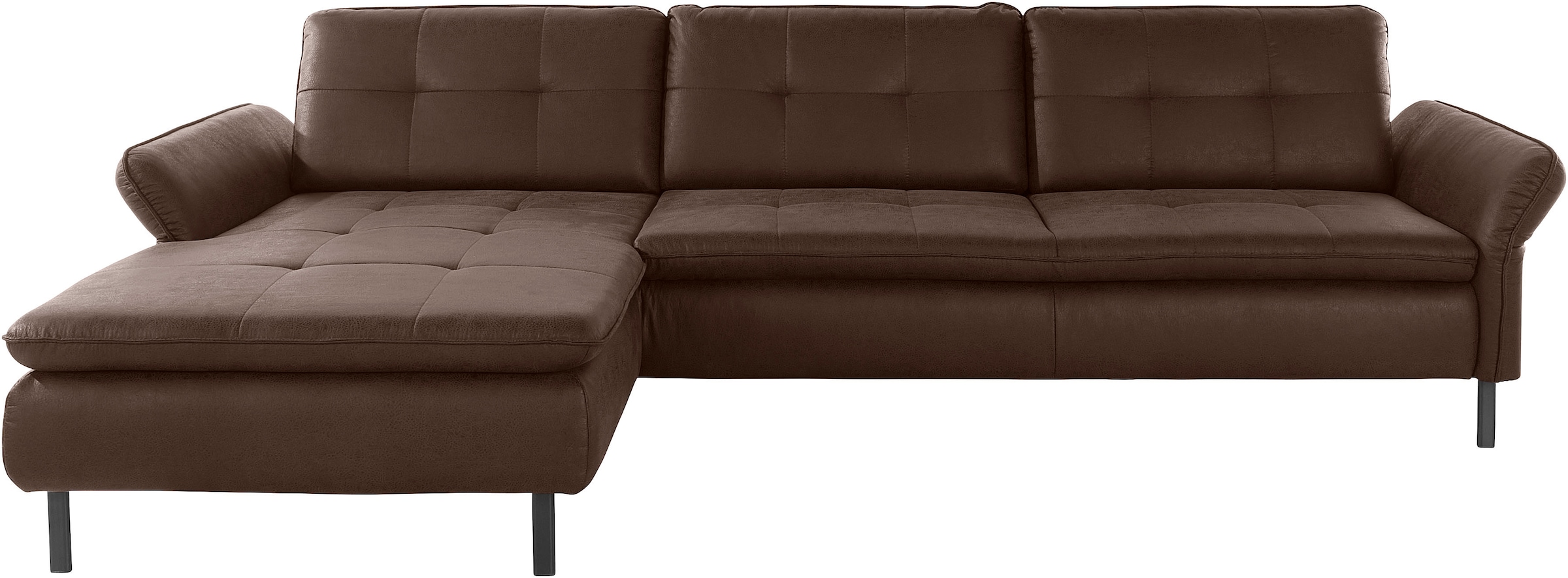 INOSIGN Ecksofa »Birkholm L-Form«, Armlehnverstellung, auch in Easy Clean Bezug - mit Wasser zu reinigen