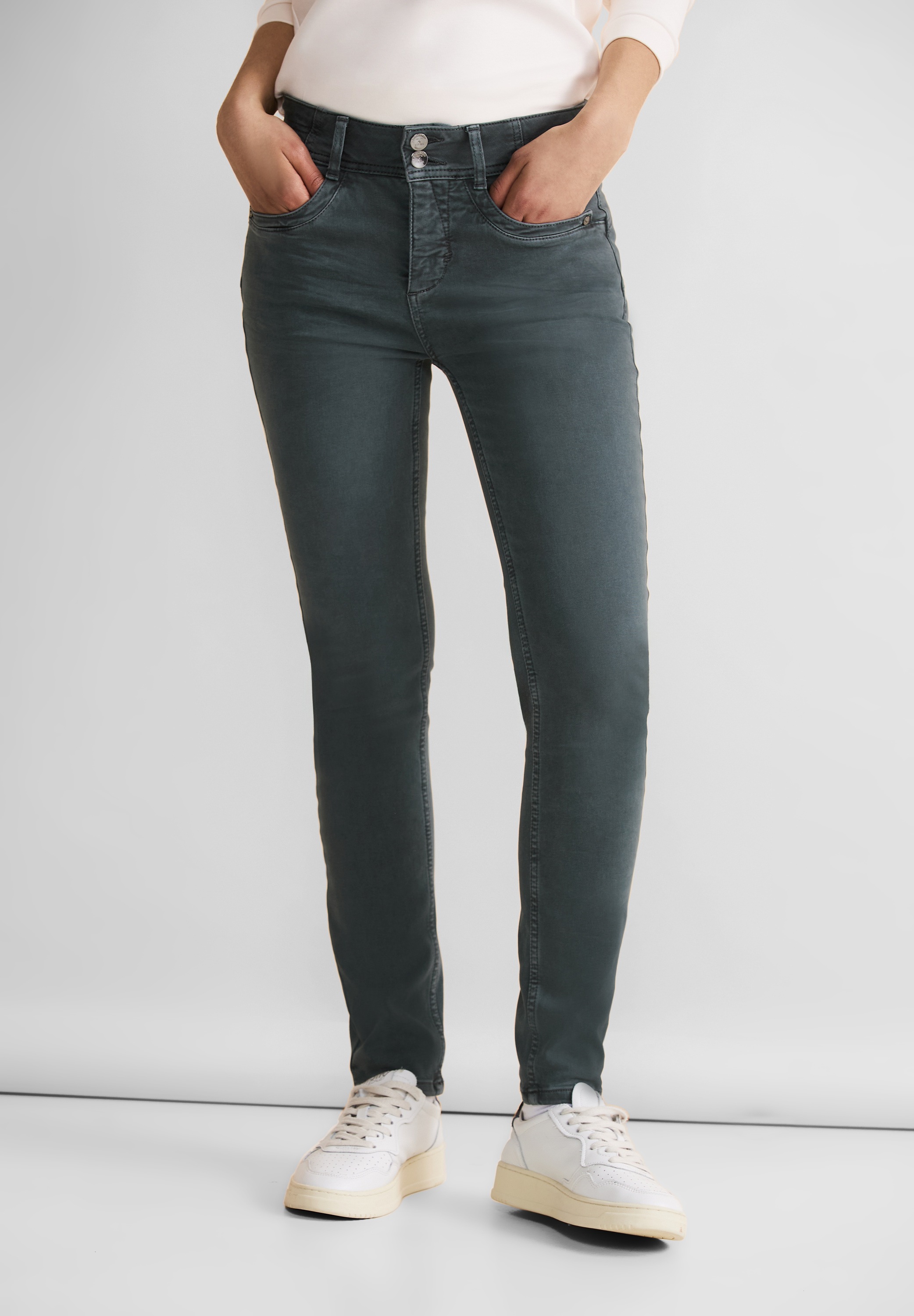 STREET ONE Loose-fit-Jeans, Middle Waist