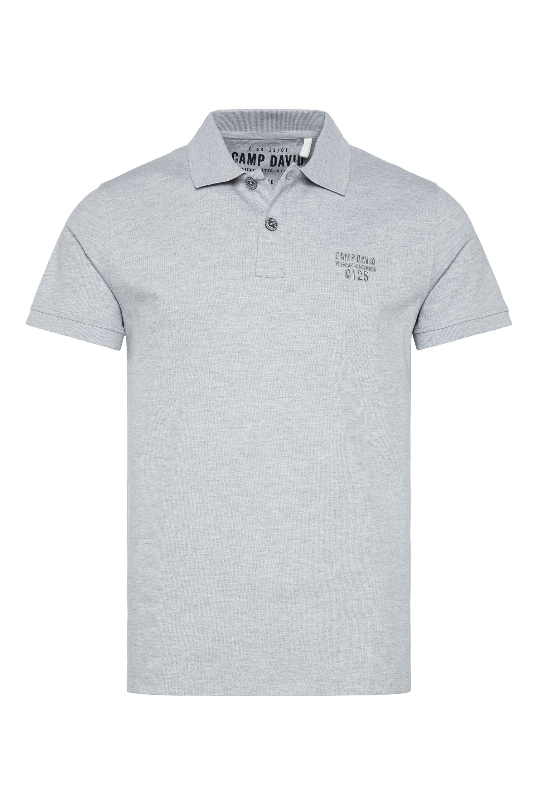 CAMP DAVID Poloshirt, mit Seitenschlitze