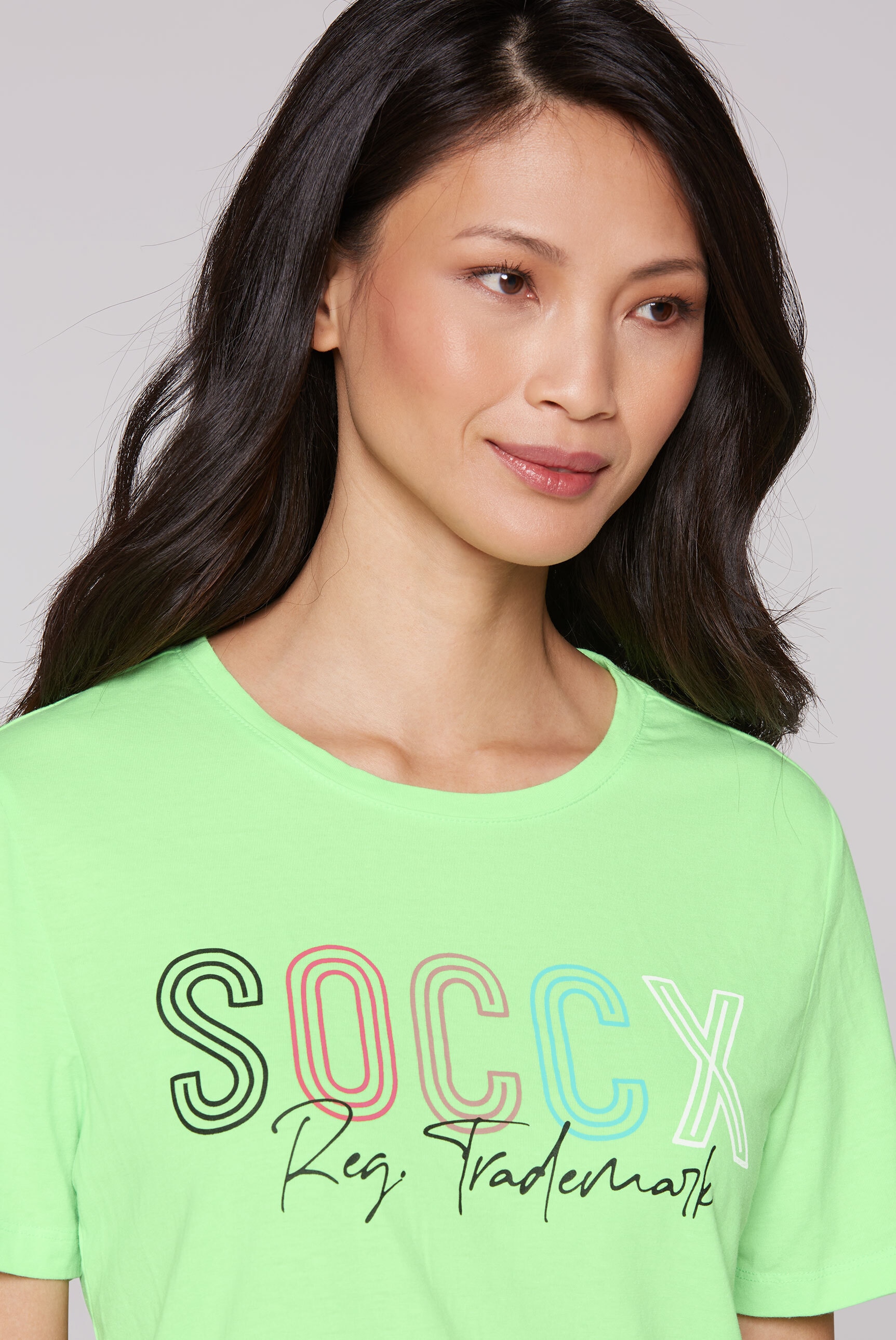 SOCCX Rundhalsshirt, mit Necktape