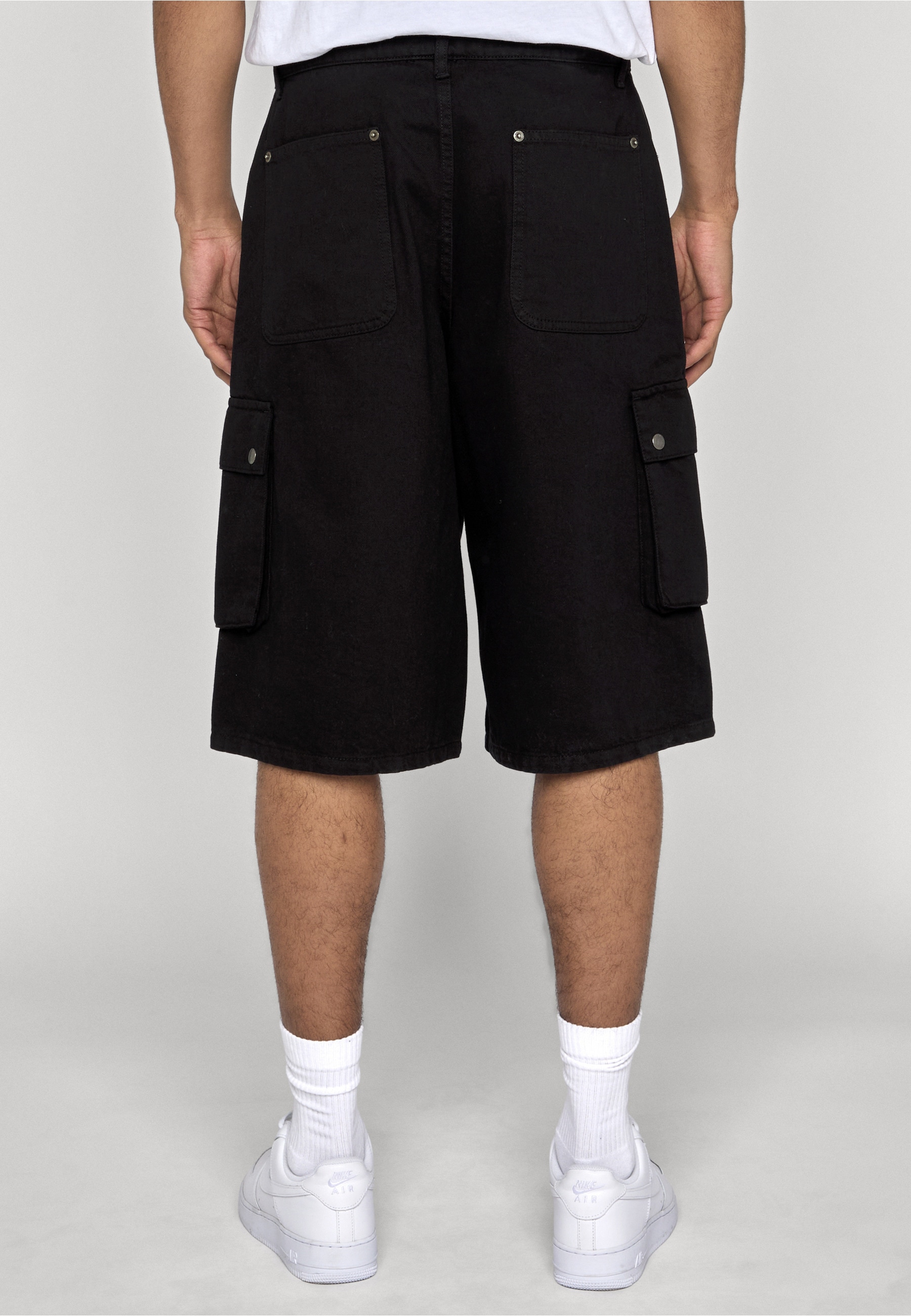 URBAN CLASSICS Cargoshorts »Urban Classics Washed Workwear Cargo Shorts«