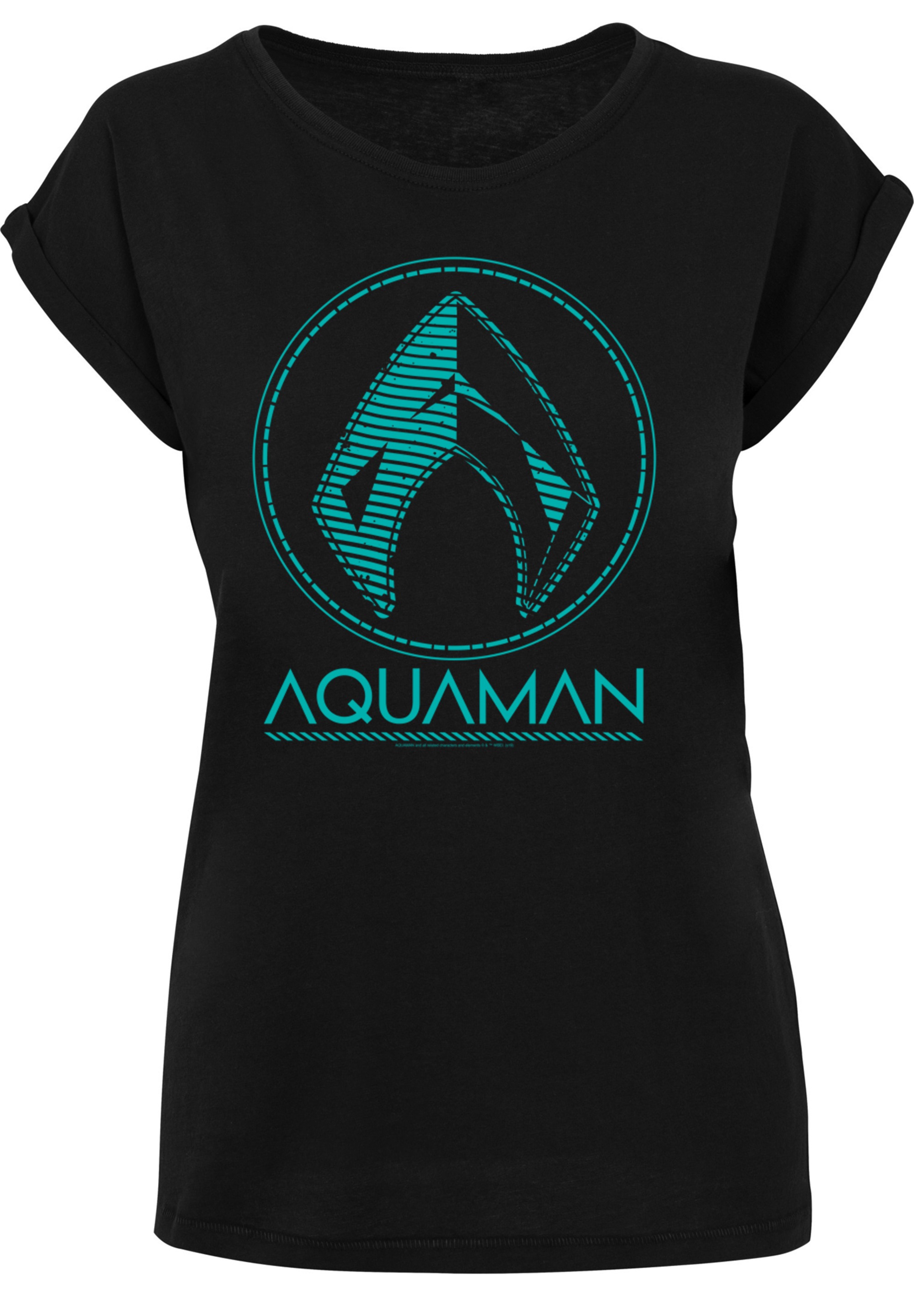 F4NT4STIC T-Shirt »DC Comics Aquaman Aqua«, Damen,Premium Merch,Regular-Fit,Kurze Ärmel,Bedruckt